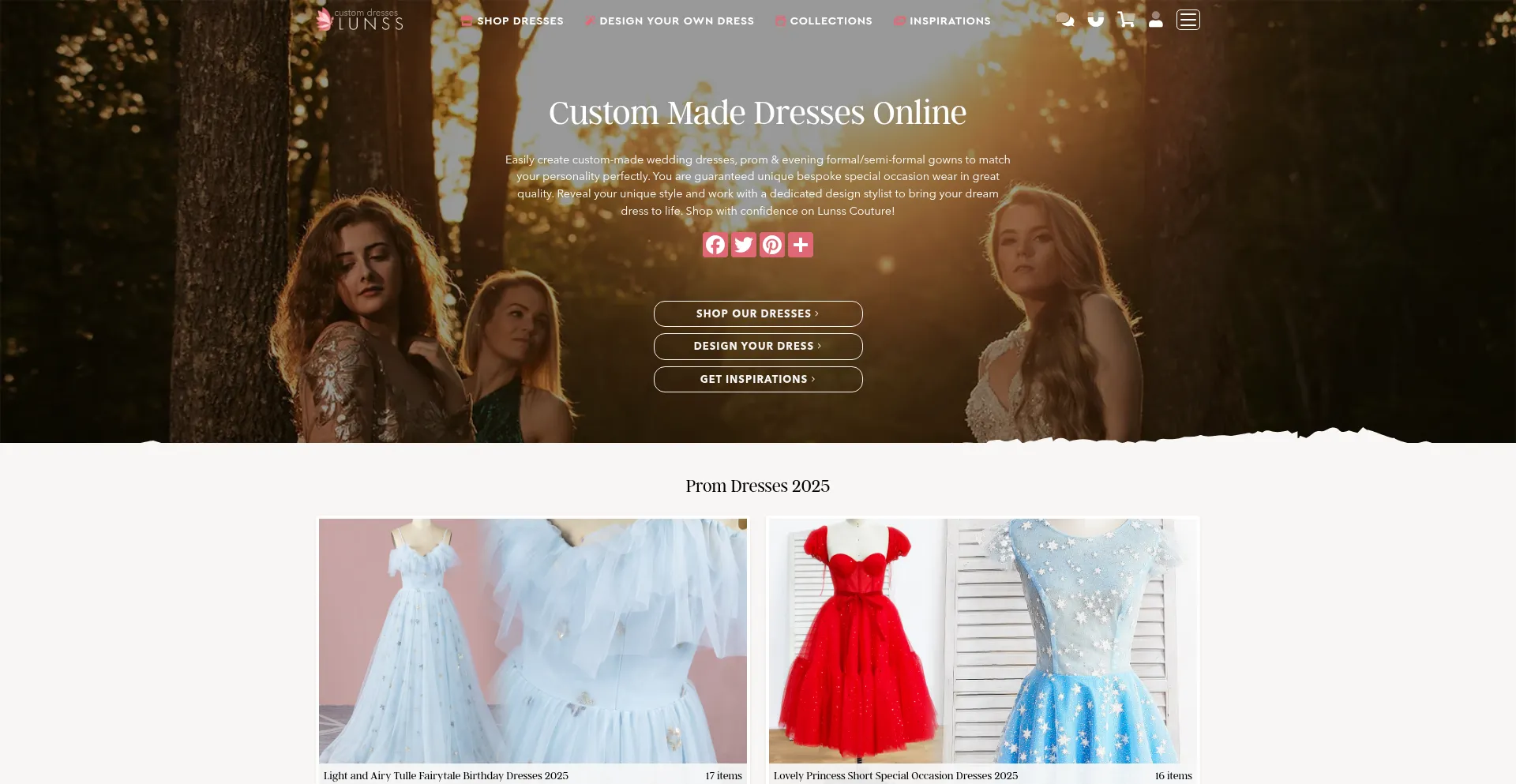 Lunss.com Screenshot