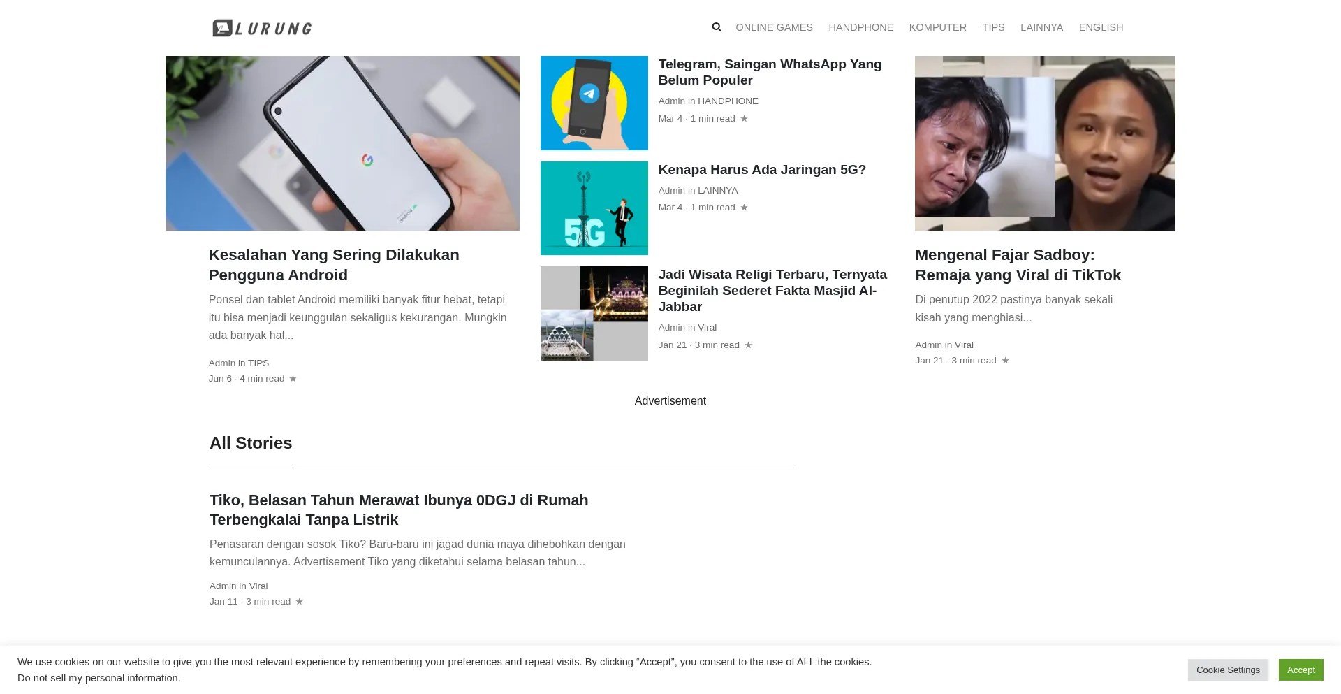 Lurung.com Screenshot