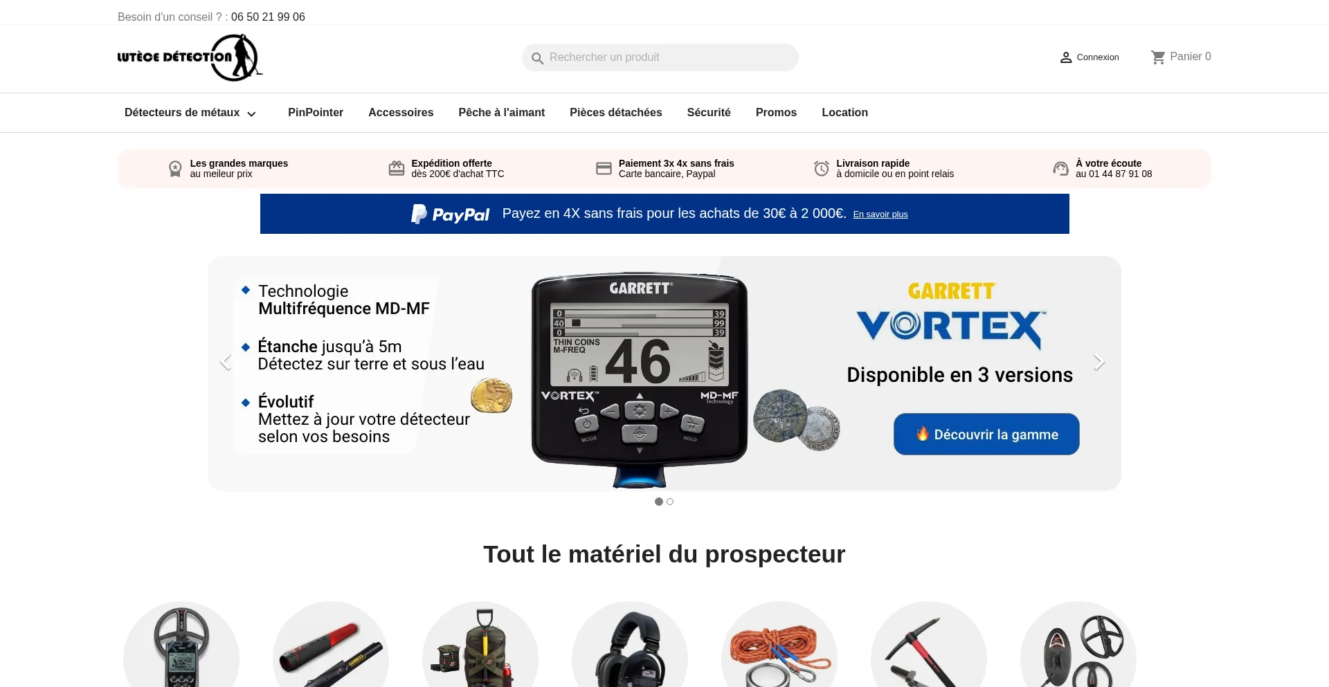 Lutece-detection.com Screenshot