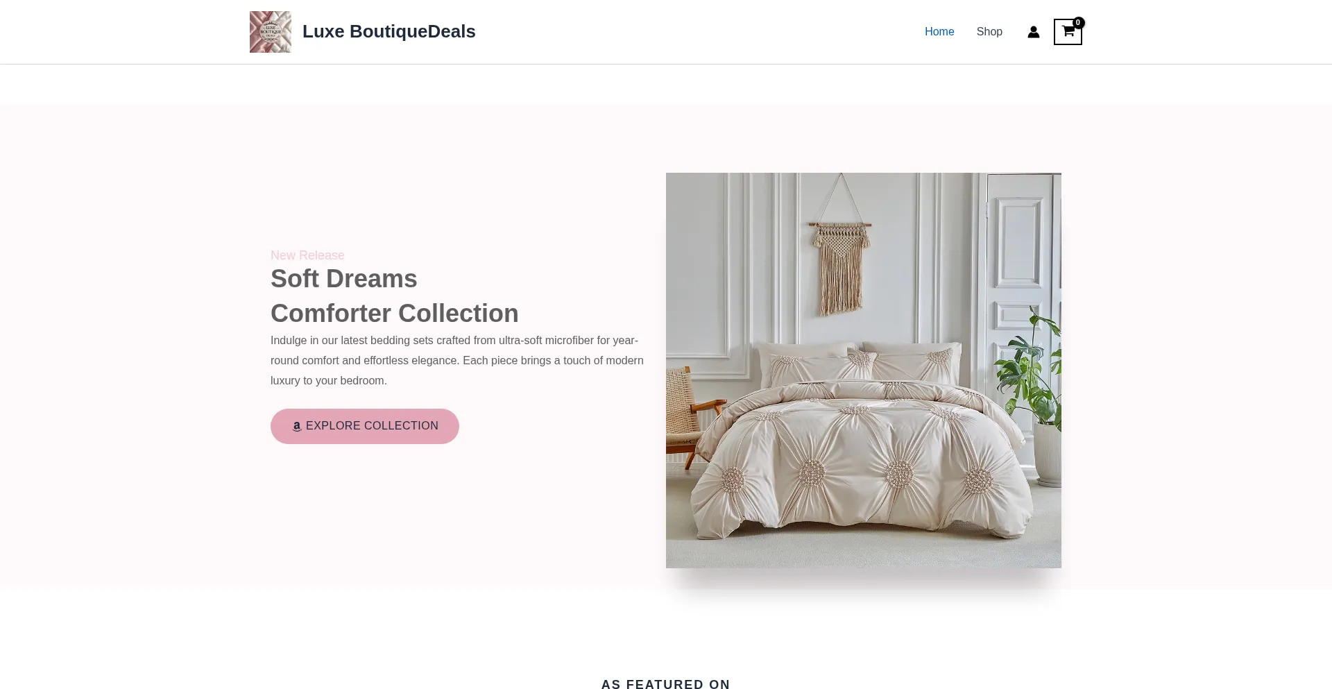 Luxeboutiqued.shop Screenshot
