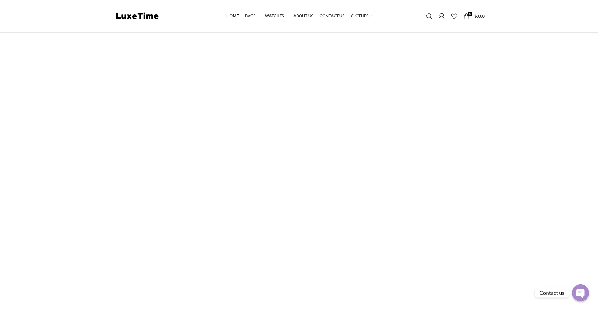 Website screenshot of Luxetime.shop