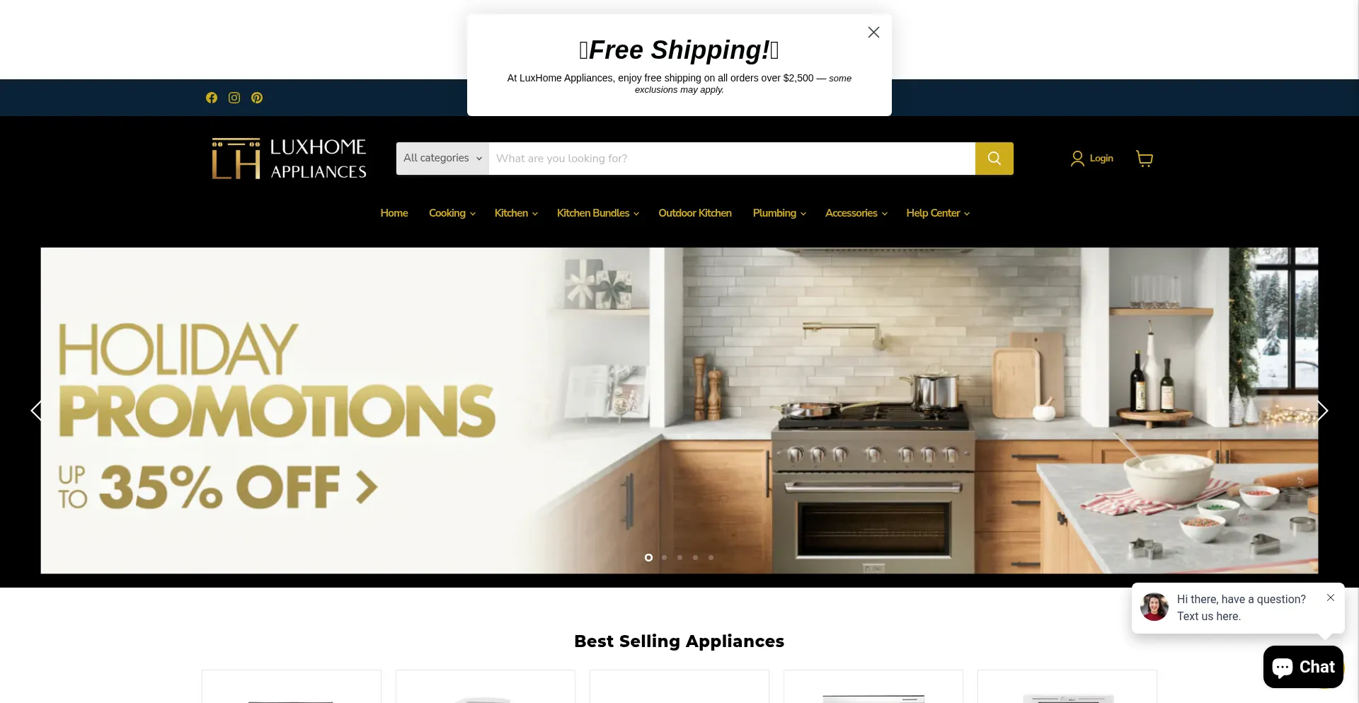 Luxhomeappliances.com