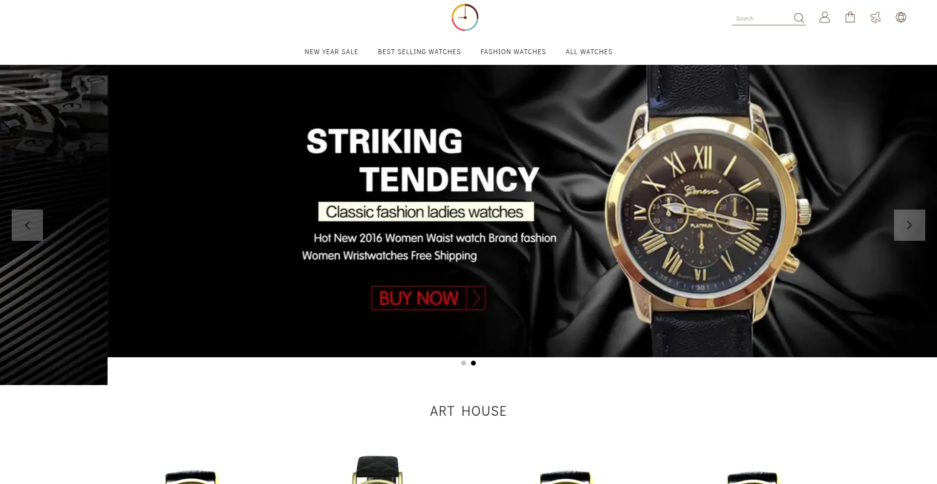 Website screenshot of Luxmewatch.com