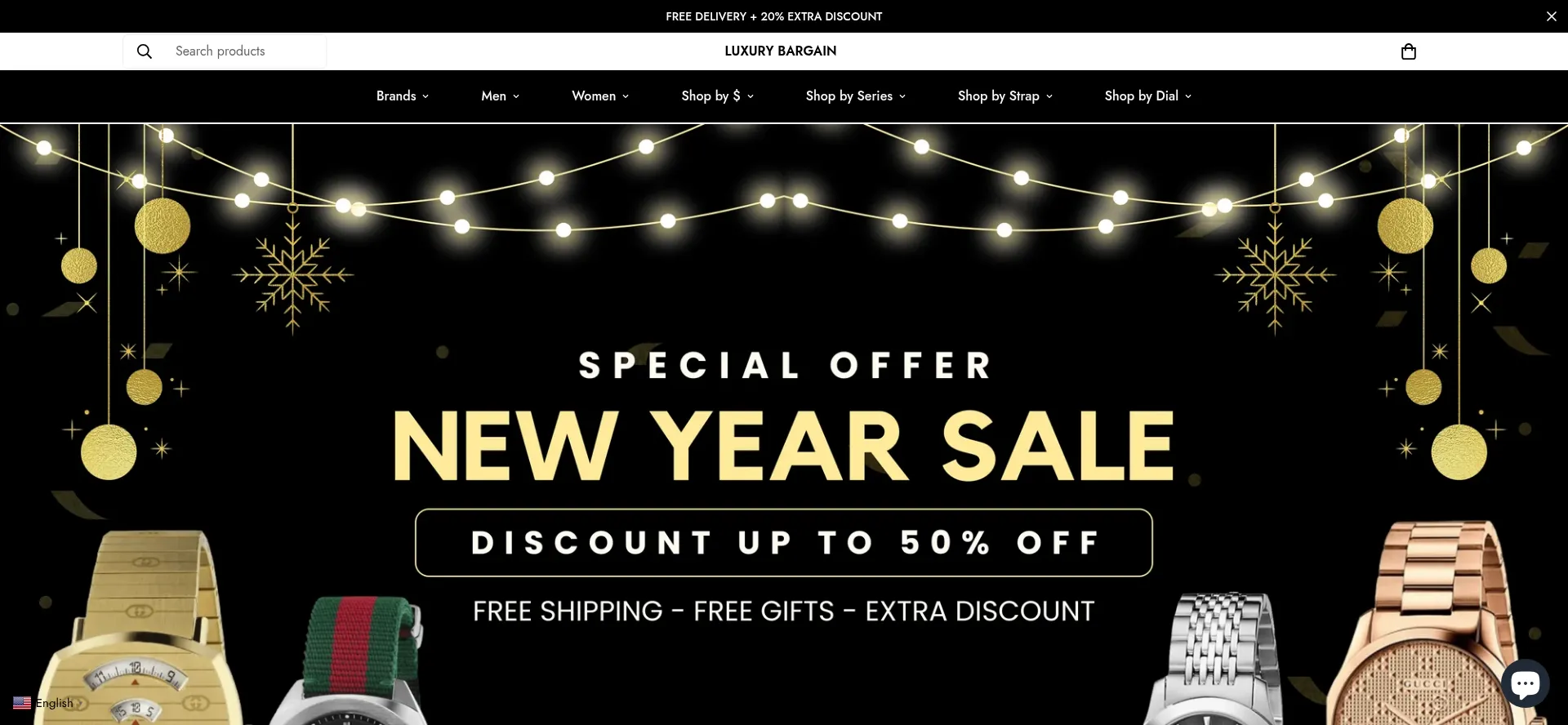 Luxury-bargain.com Screenshot