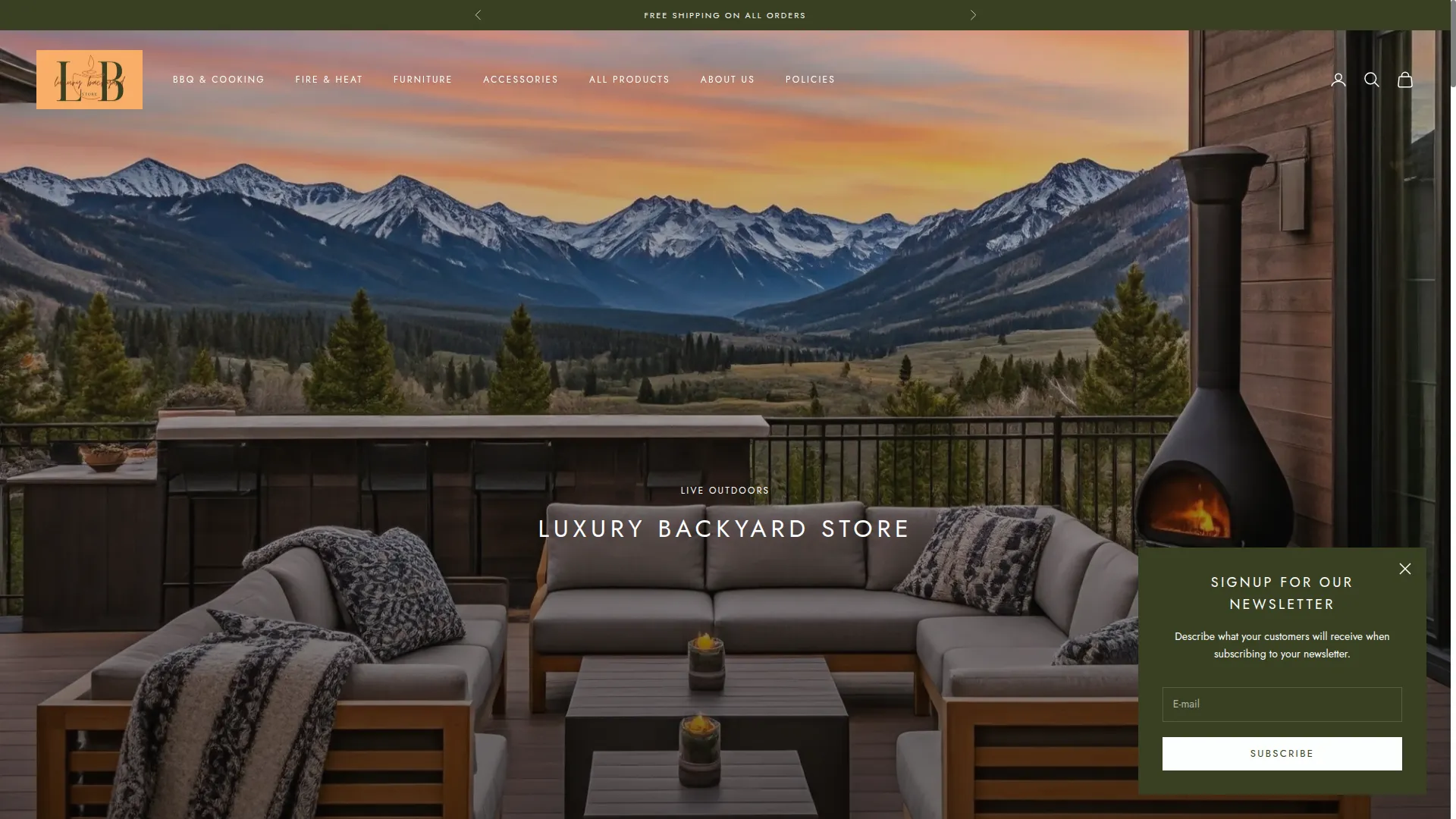 Luxurybackyardstore.com