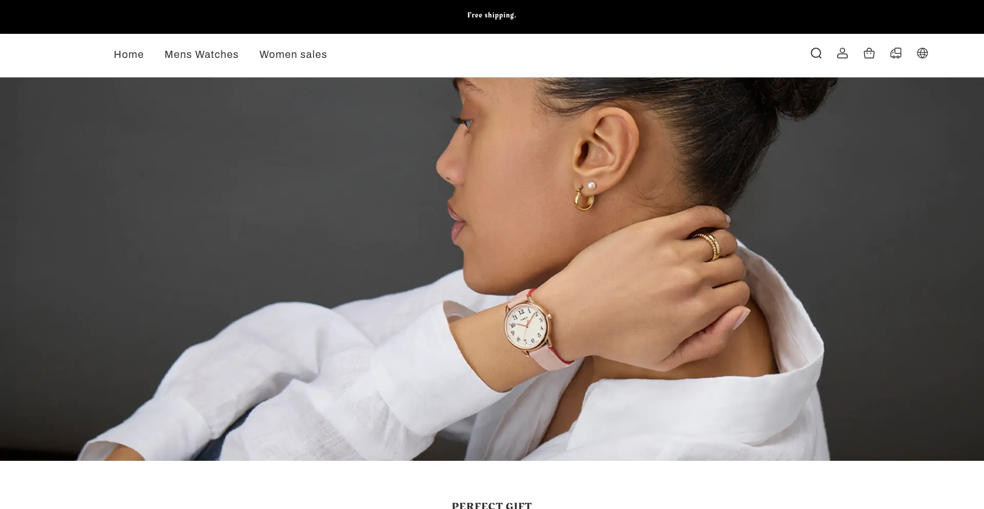 Website screenshot of Luxurywatchsupplier.com