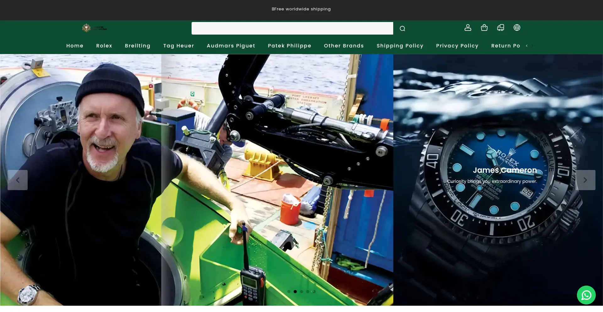 Website screenshot of Lywatchelux.shop