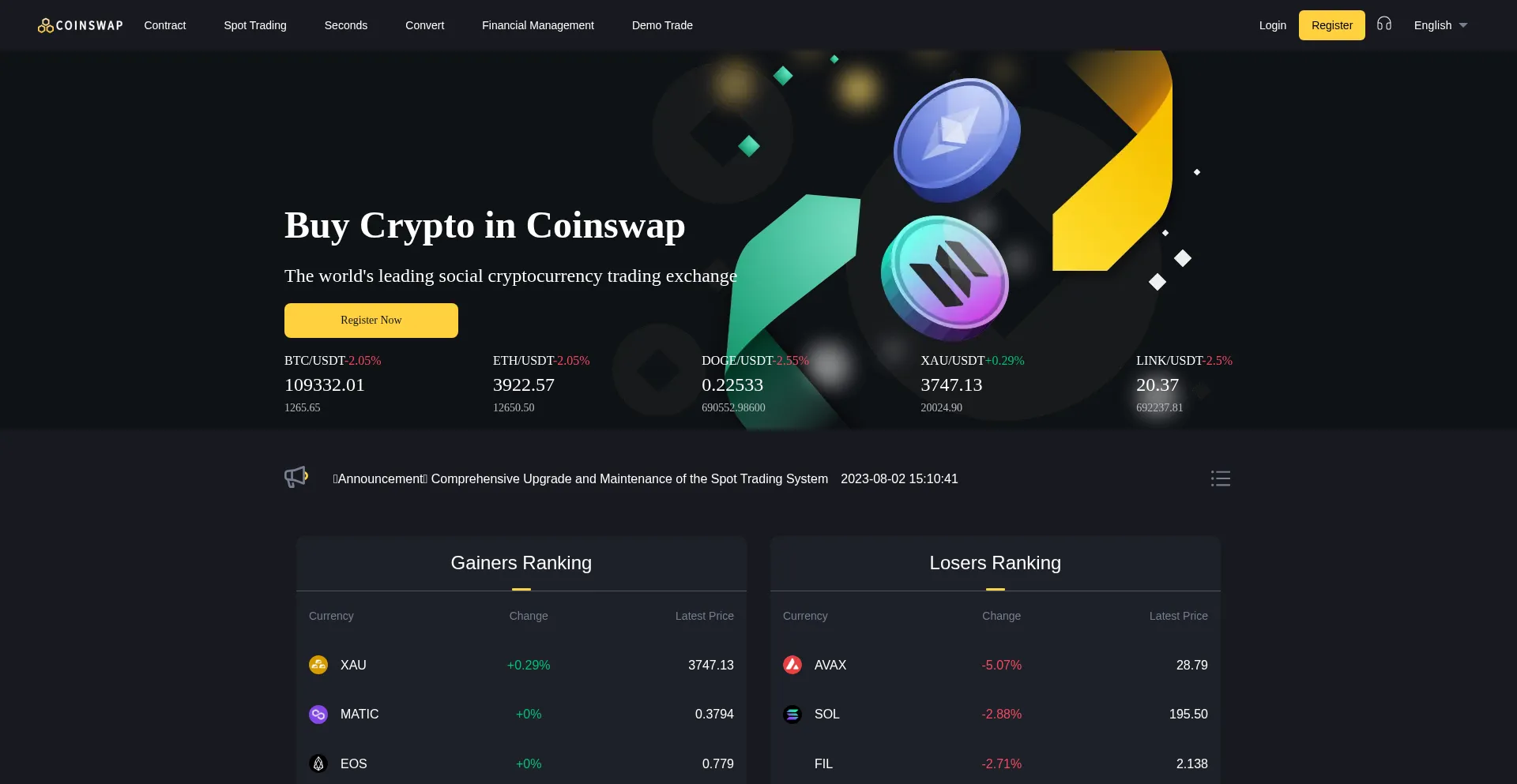 M.coinswapx.win Screenshot