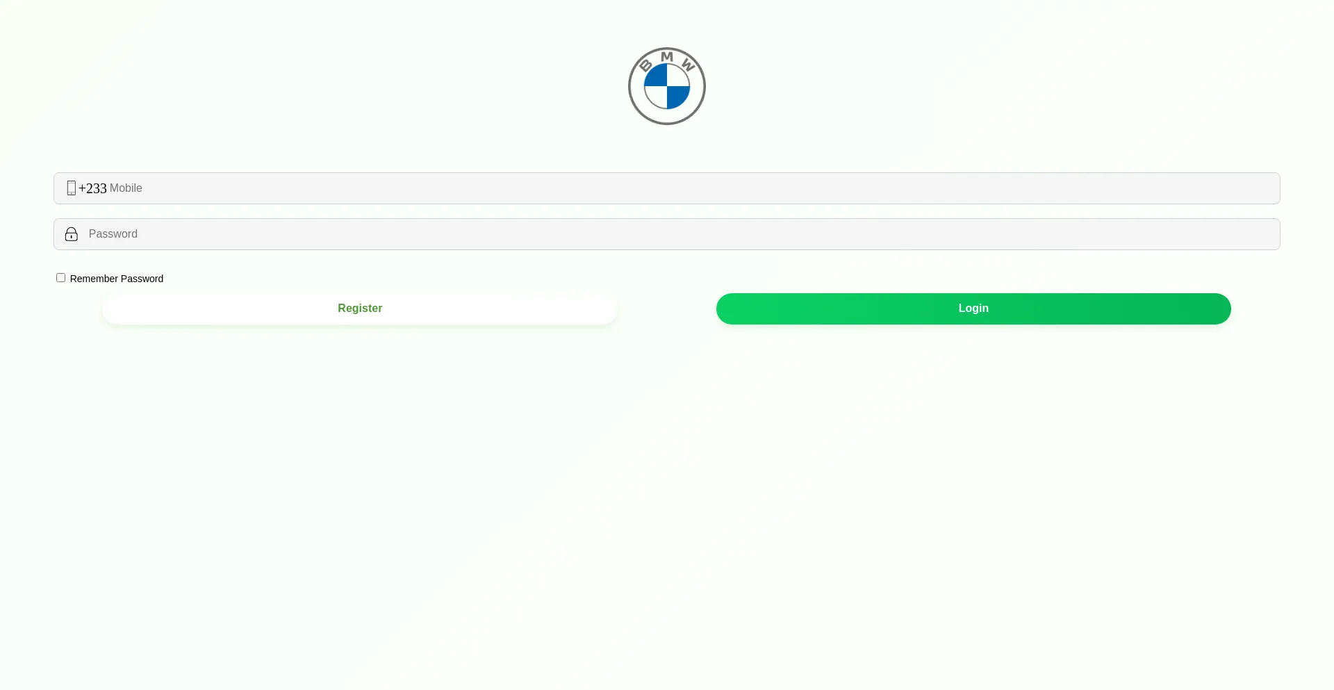 Website screenshot of M-bmw.shop