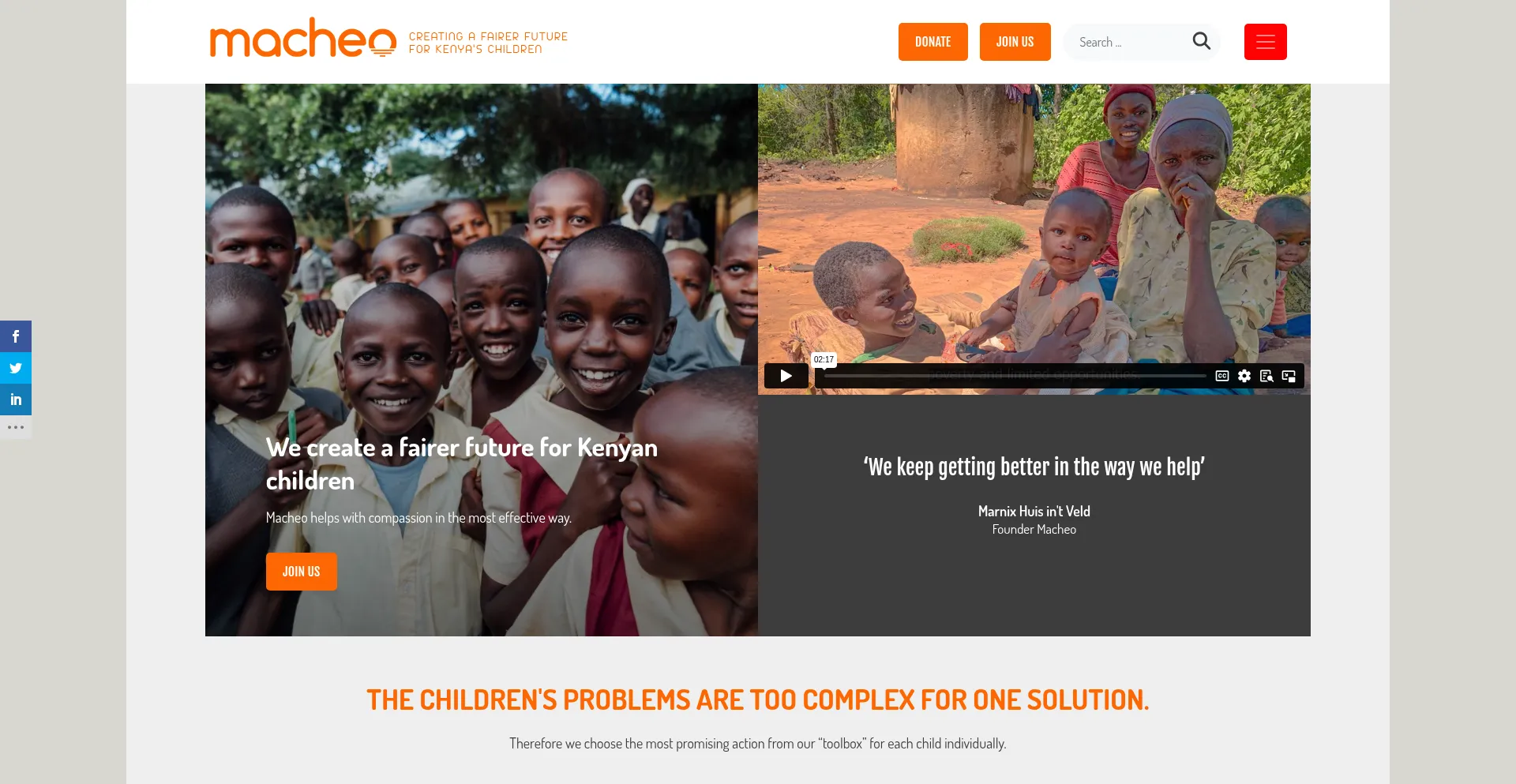 Macheo.ngo Screenshot