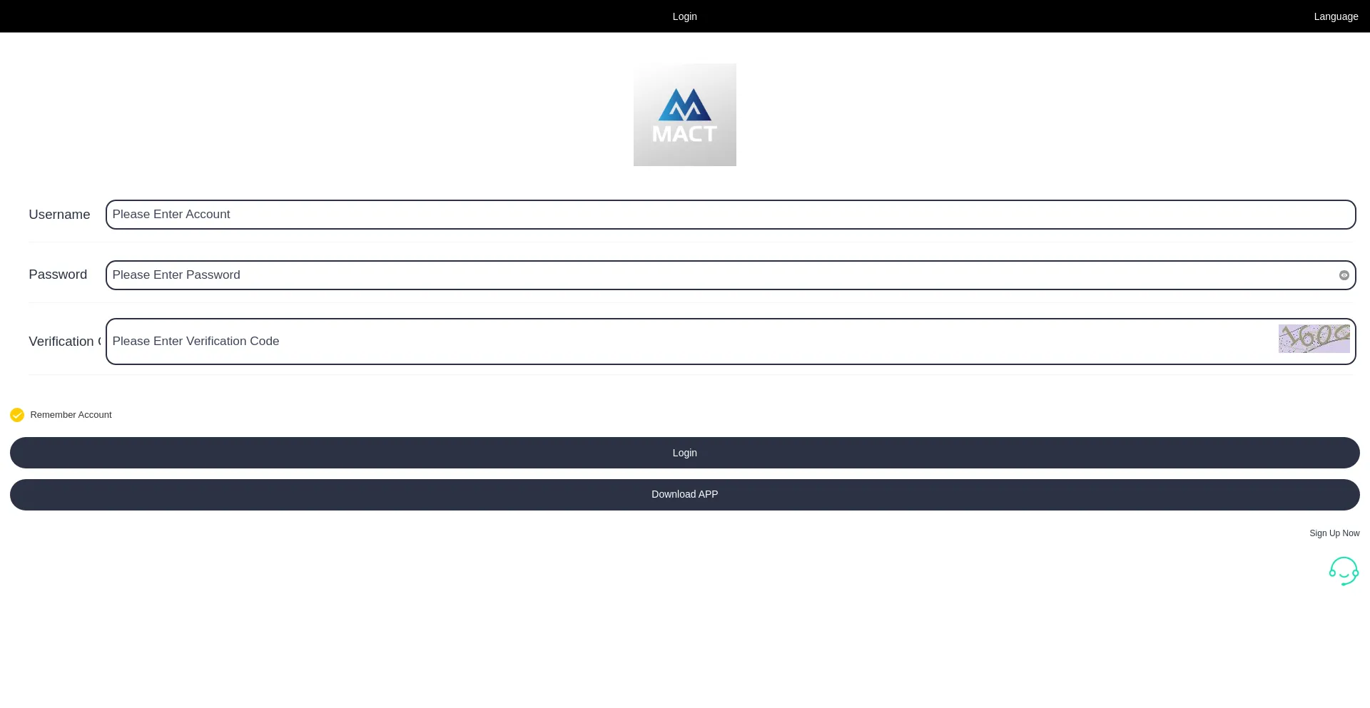 Website screenshot of Mact-f.com