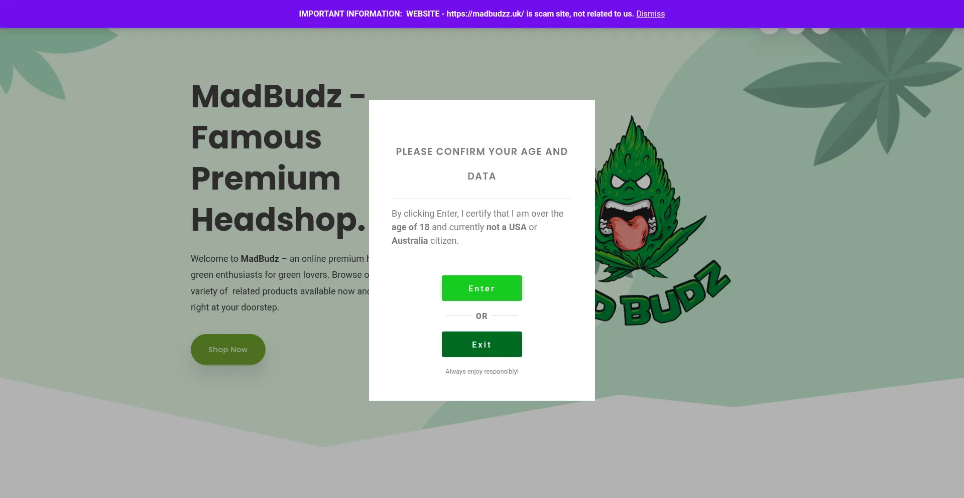 Madbudz.me 安全可靠吗？