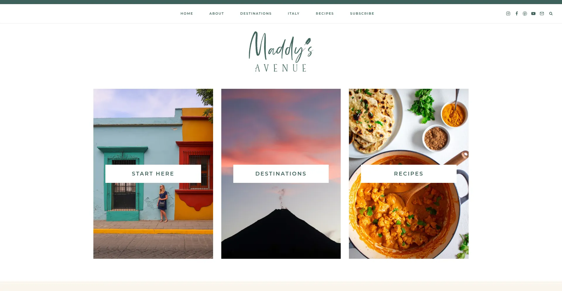 Maddysavenue.com Screenshot