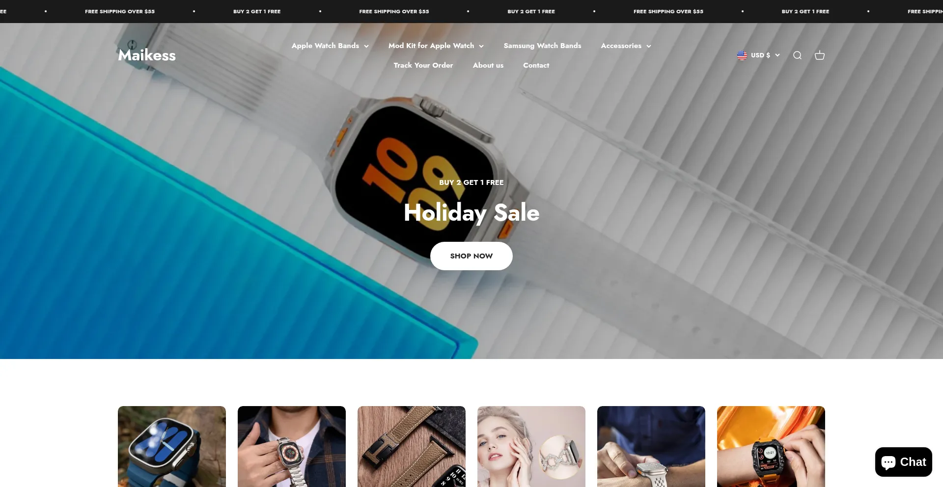 Website screenshot of Maikess.com