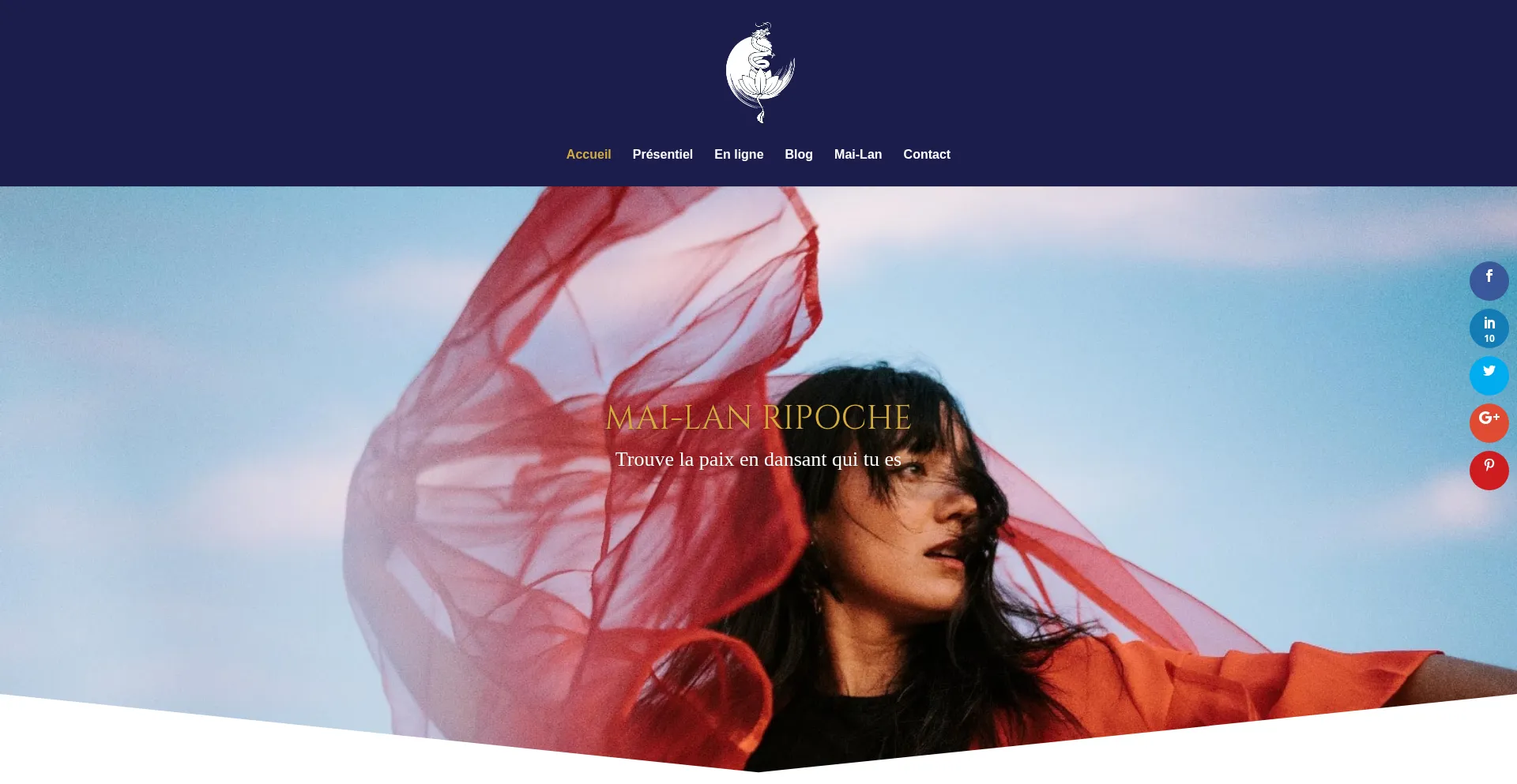 Website screenshot of Mailanripoche.com