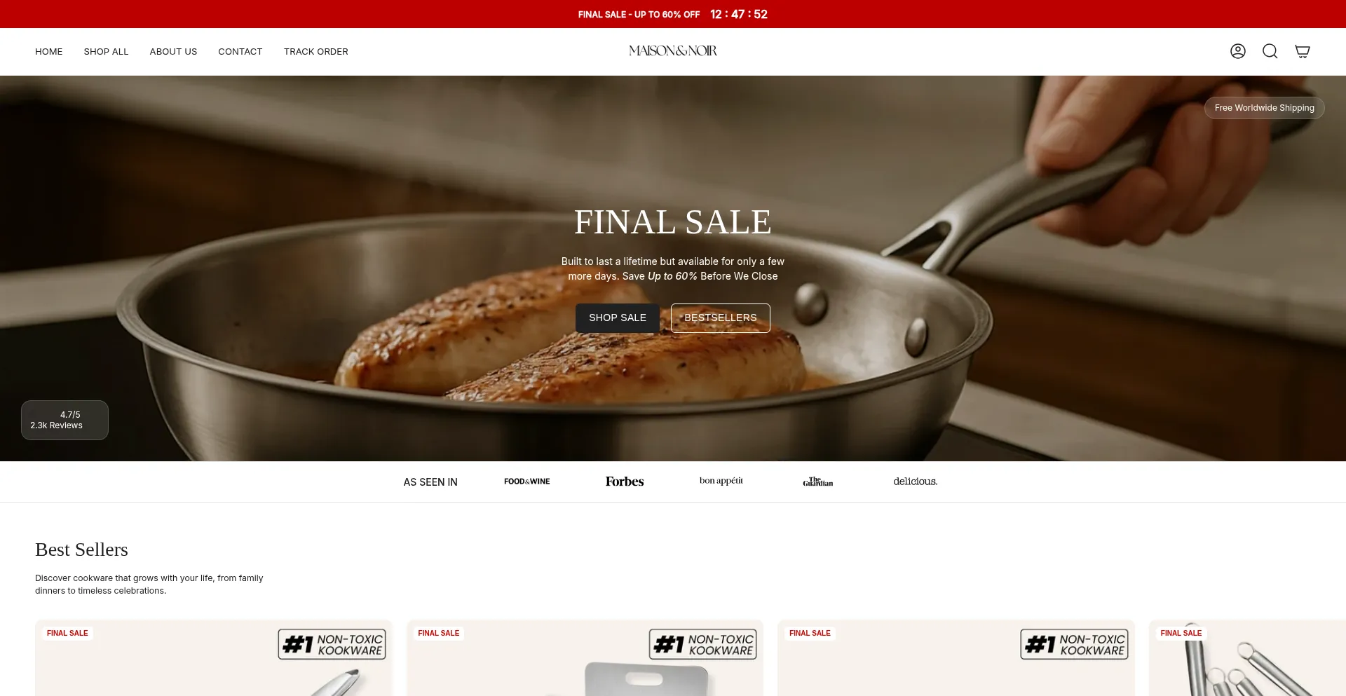 Maisonandnoir.com 安全可靠吗？