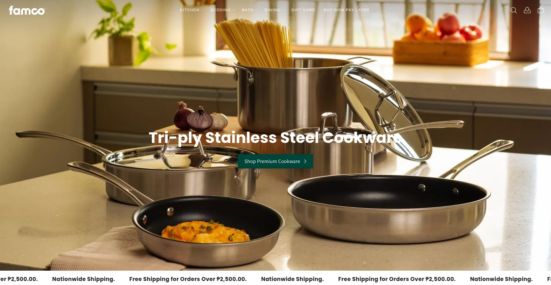 Website screenshot of Makeitfamco.com