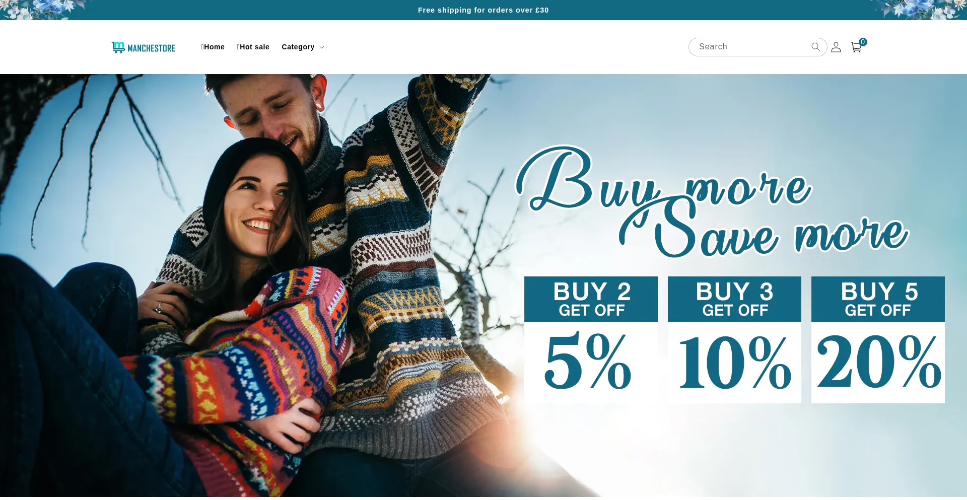 Manchestore.com Screenshot