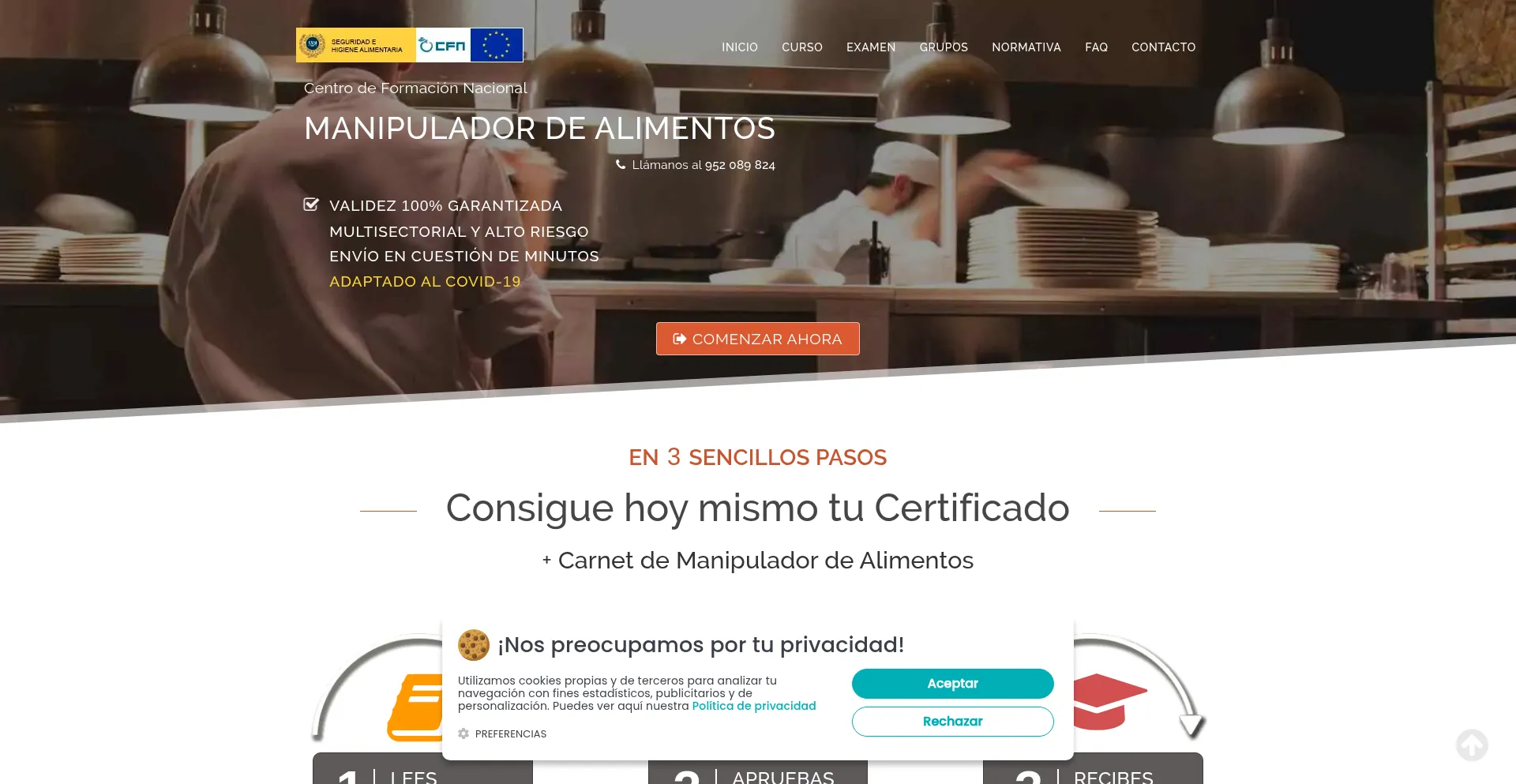 Manipulador-de-alimentos.es 安全可靠吗？