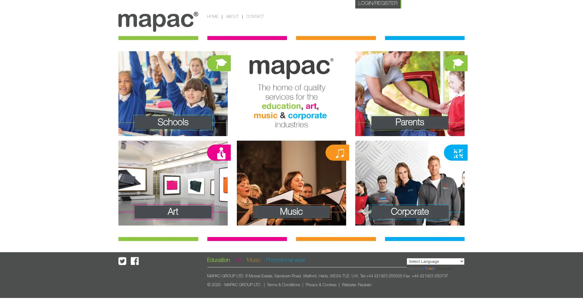 Mapac.com Screenshot