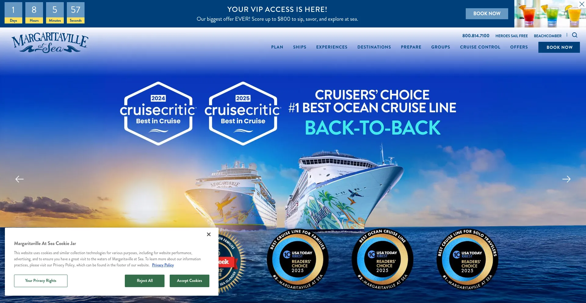 Margaritavilleatsea.com