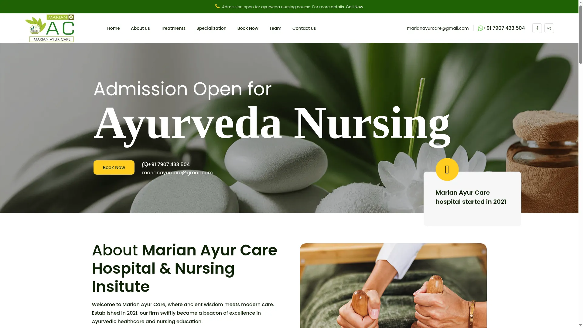 Marianayurcare.in