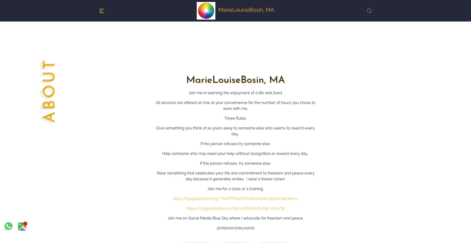 Marielouisebosinma.com Screenshot