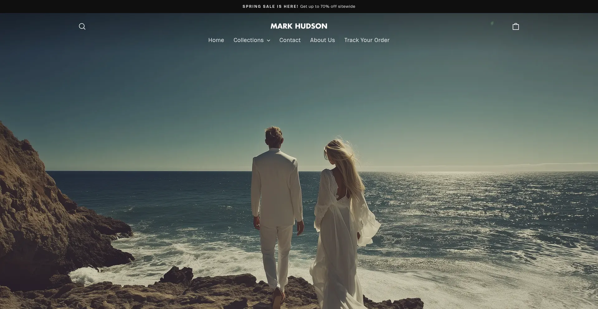 Website screenshot of Markandhudson.com
