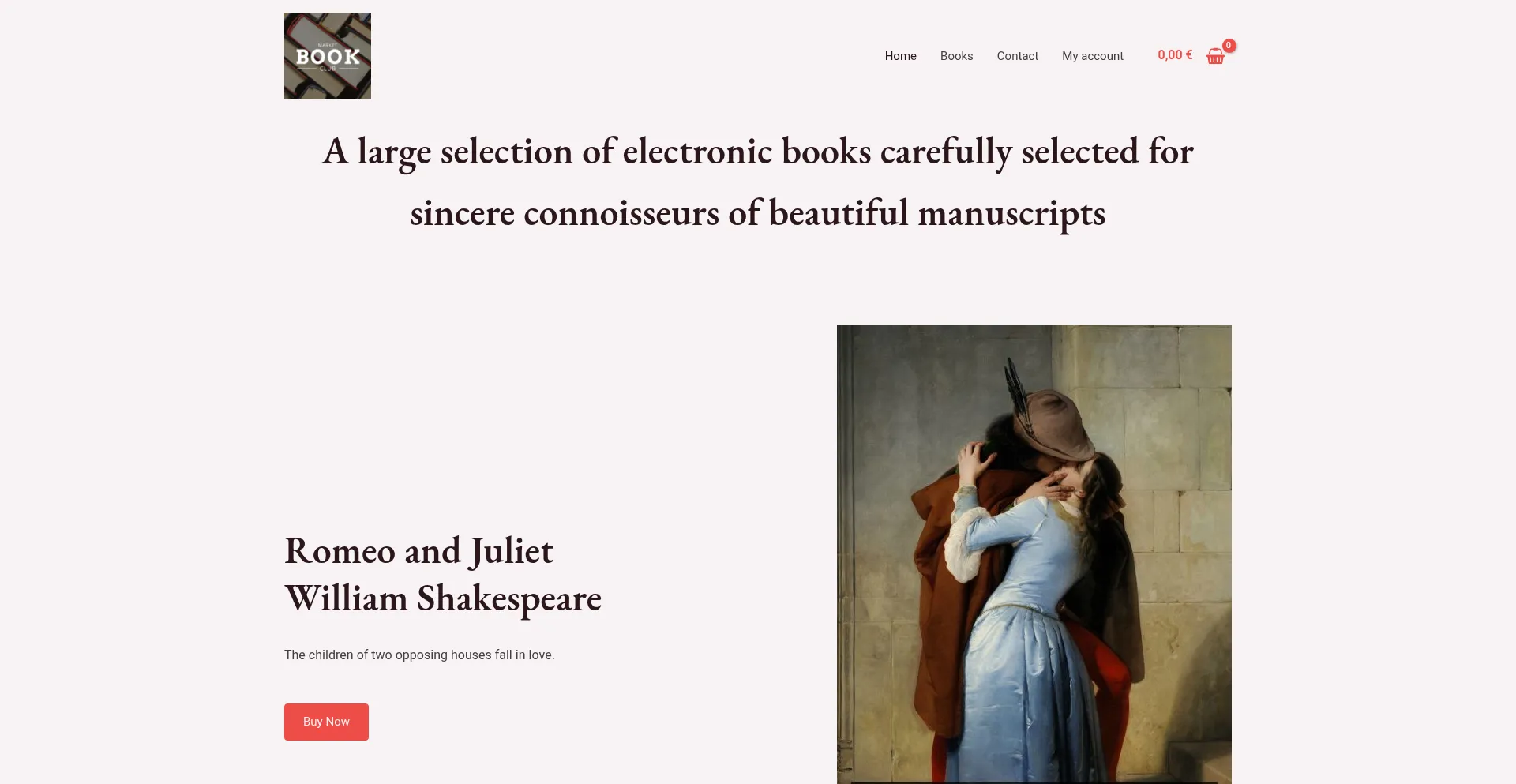 Website screenshot of Marketbook.club