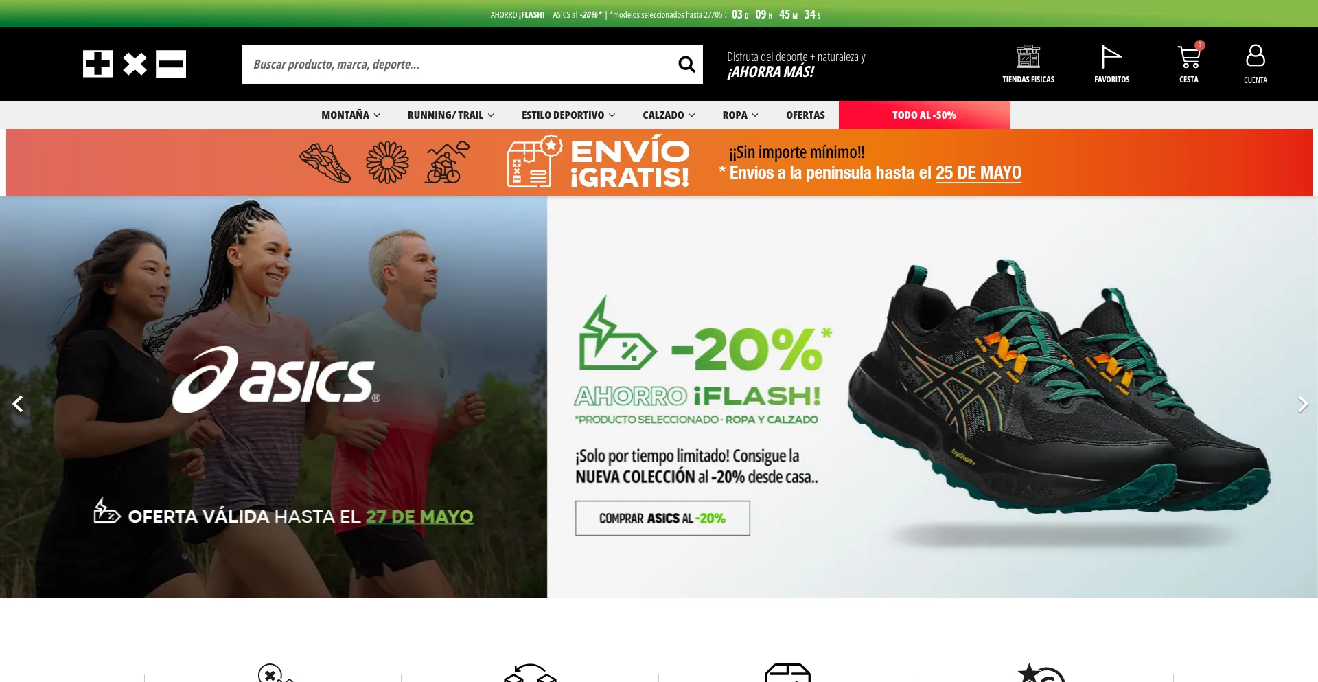 Website screenshot of Maspormenos.net