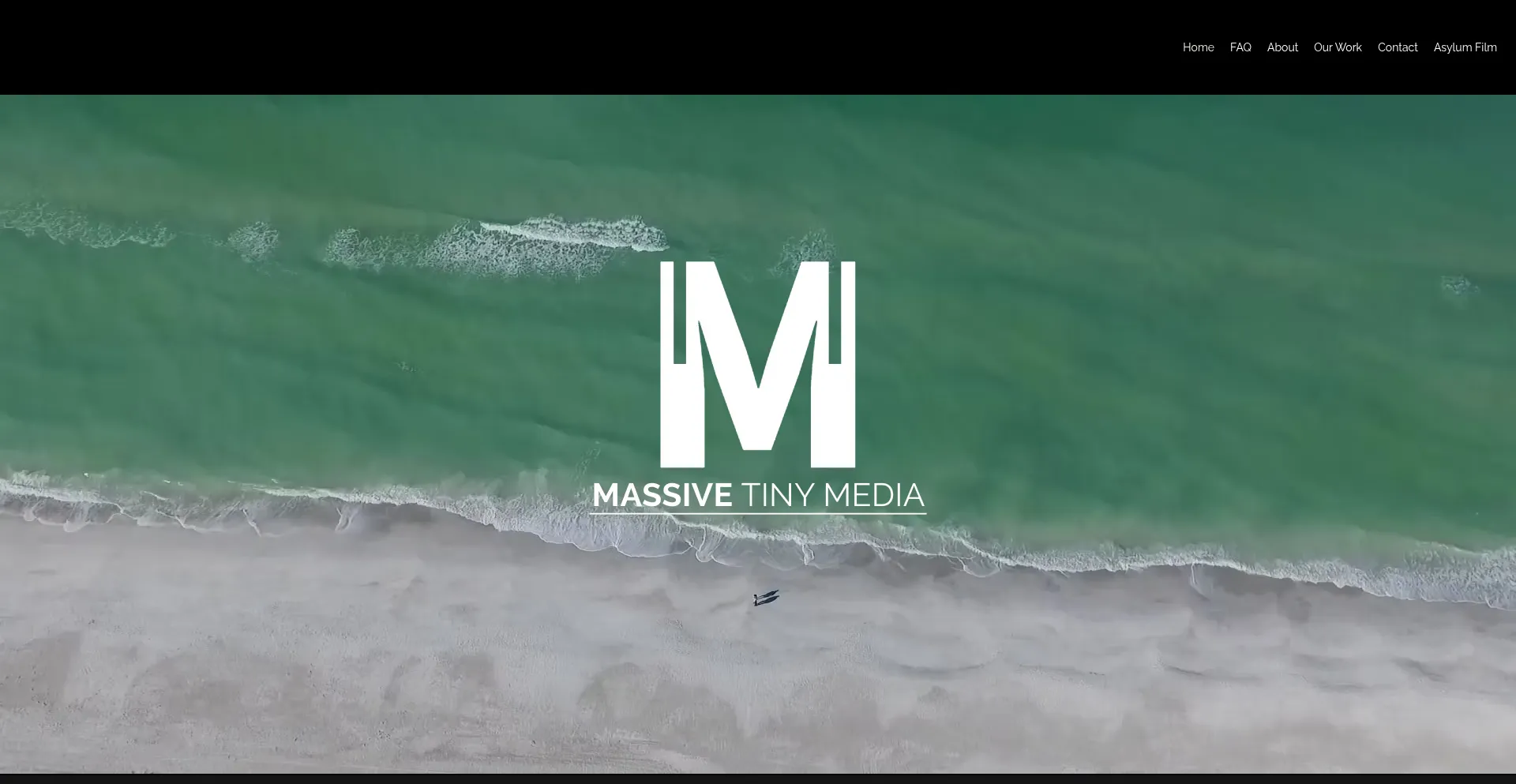 Website screenshot of Massivetiny.com