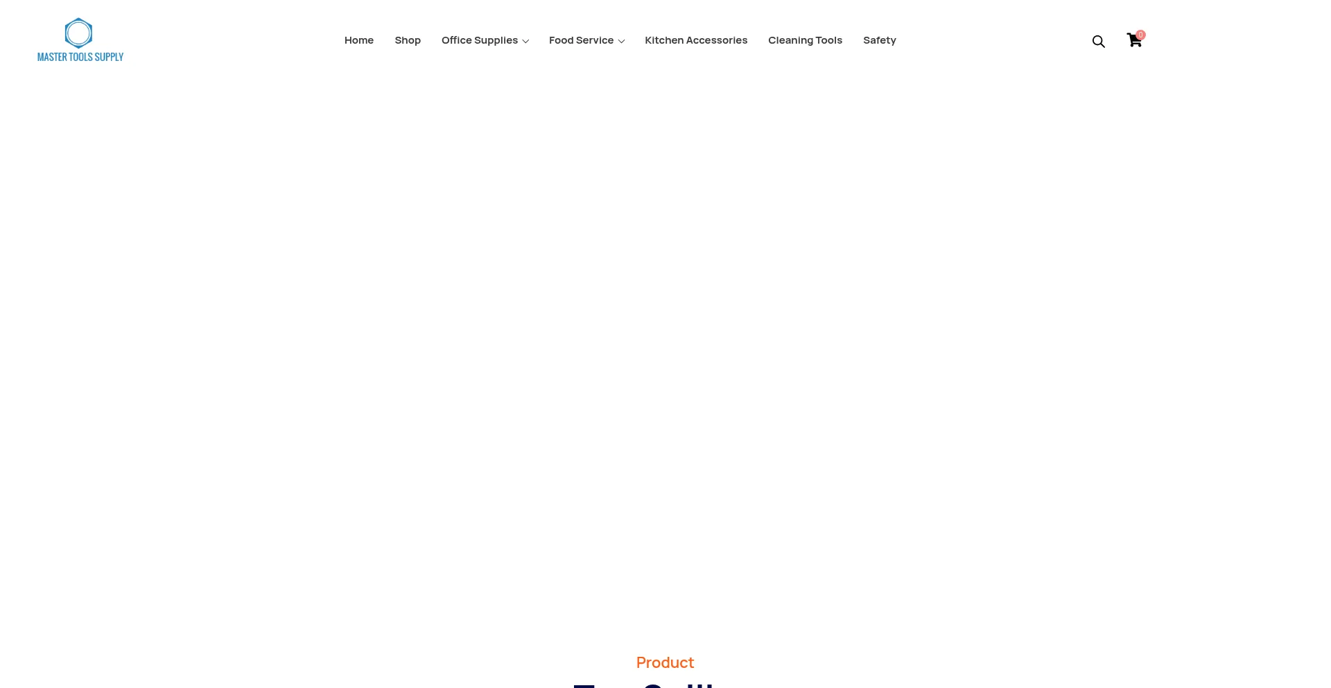 Website screenshot of Mastertoolssupply.com
