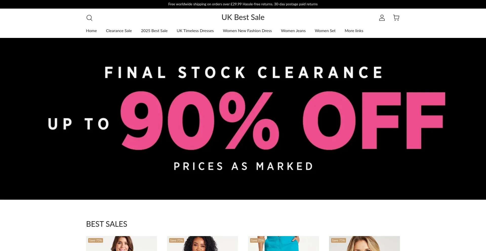 Website screenshot of Matalinf.shop