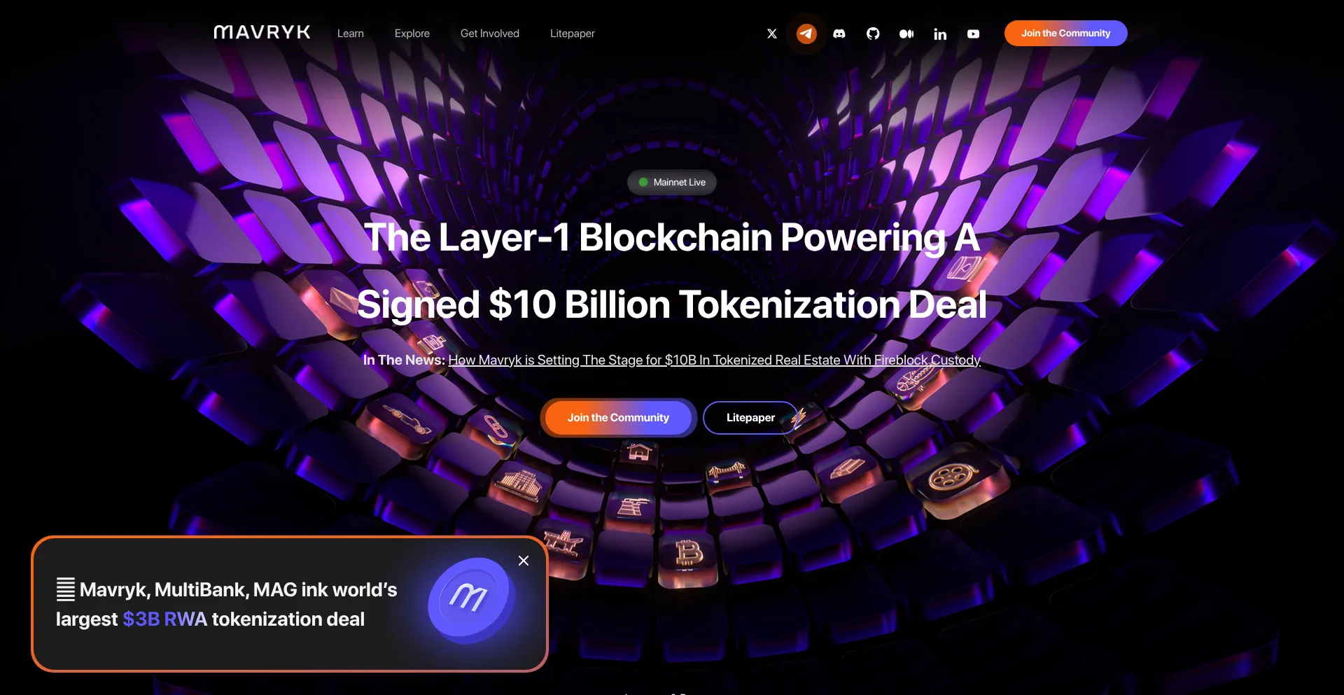 Mavryk.org Screenshot