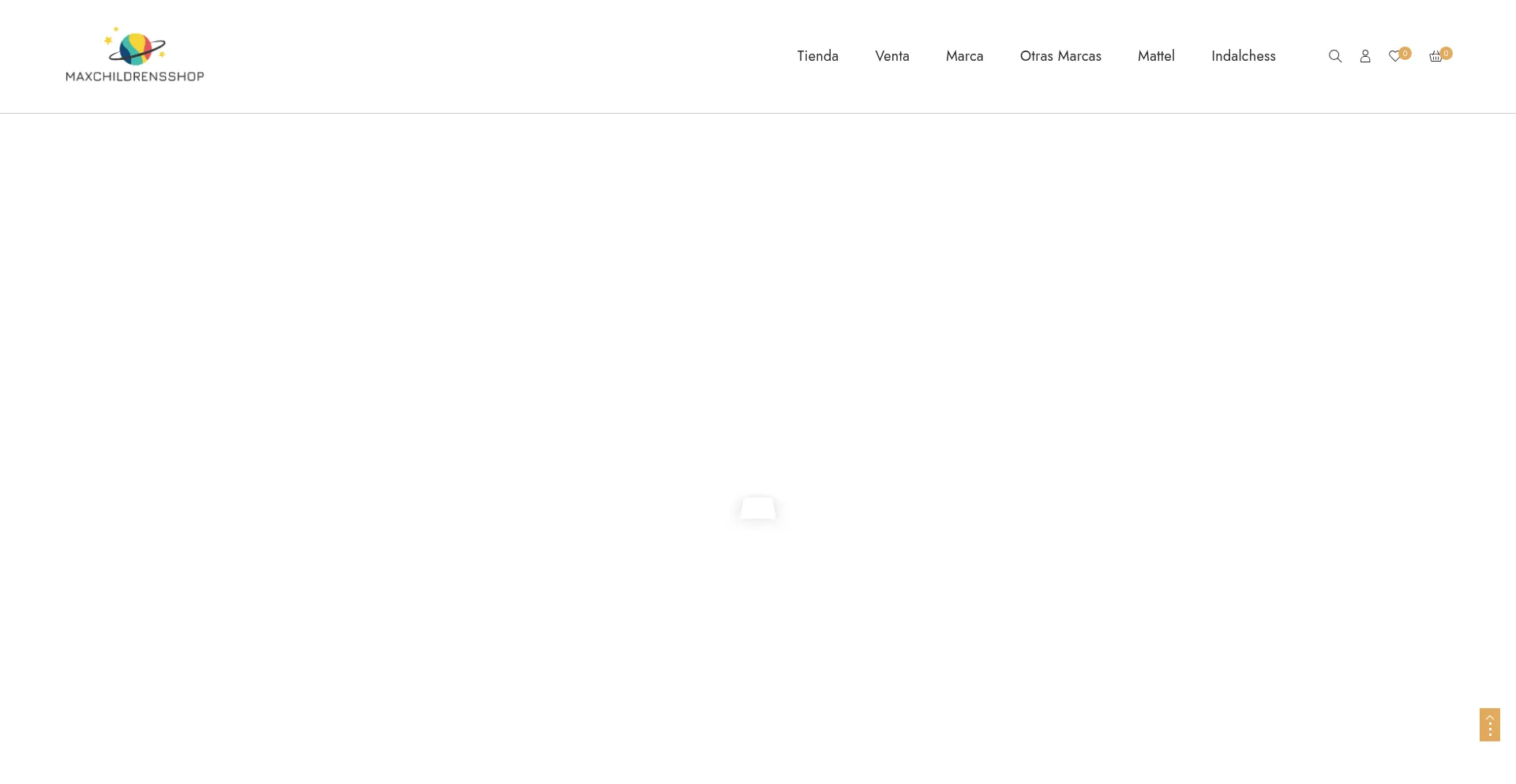 Website screenshot of Maxchildrensshop.com