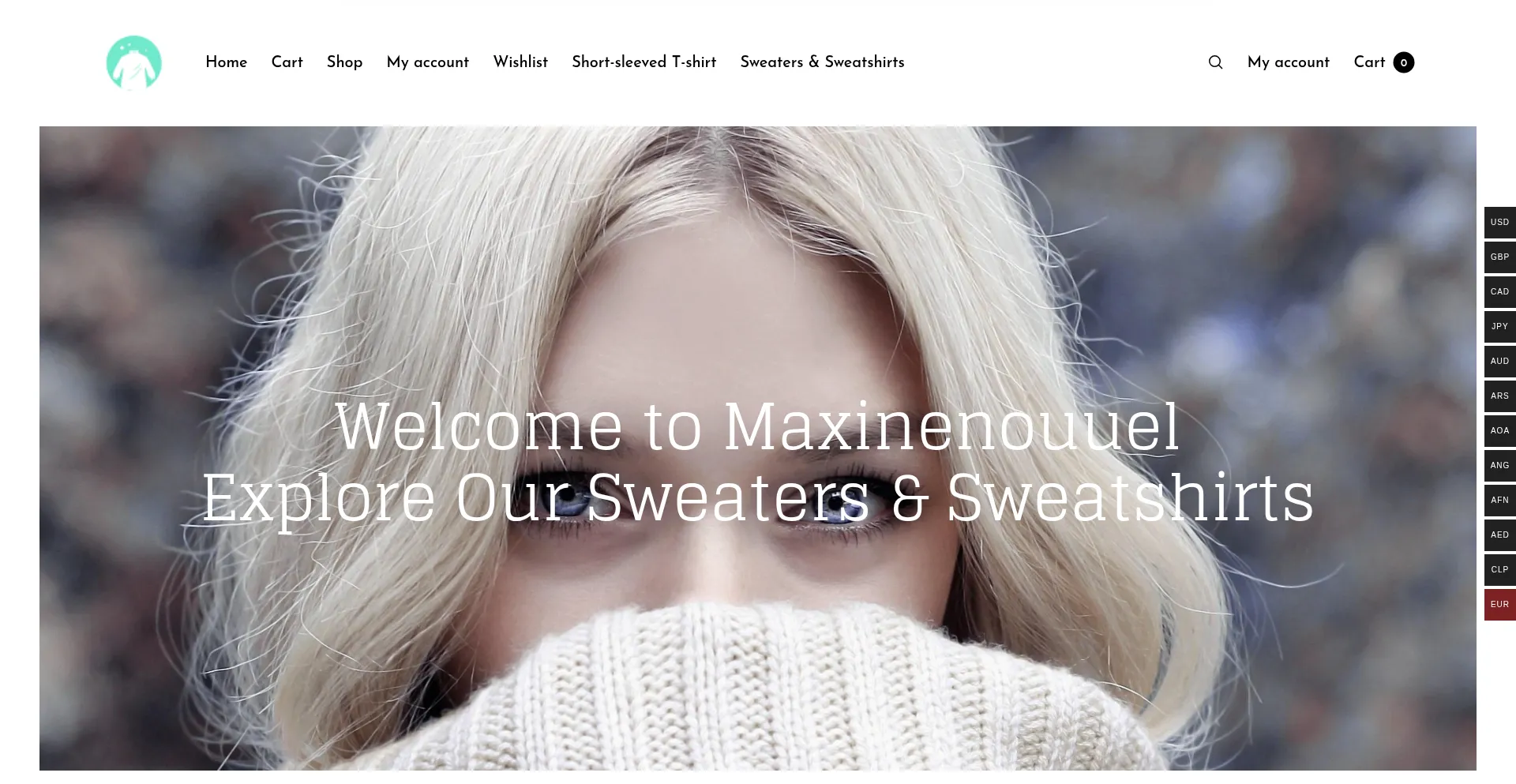 Website screenshot of Maxinenouuel.com