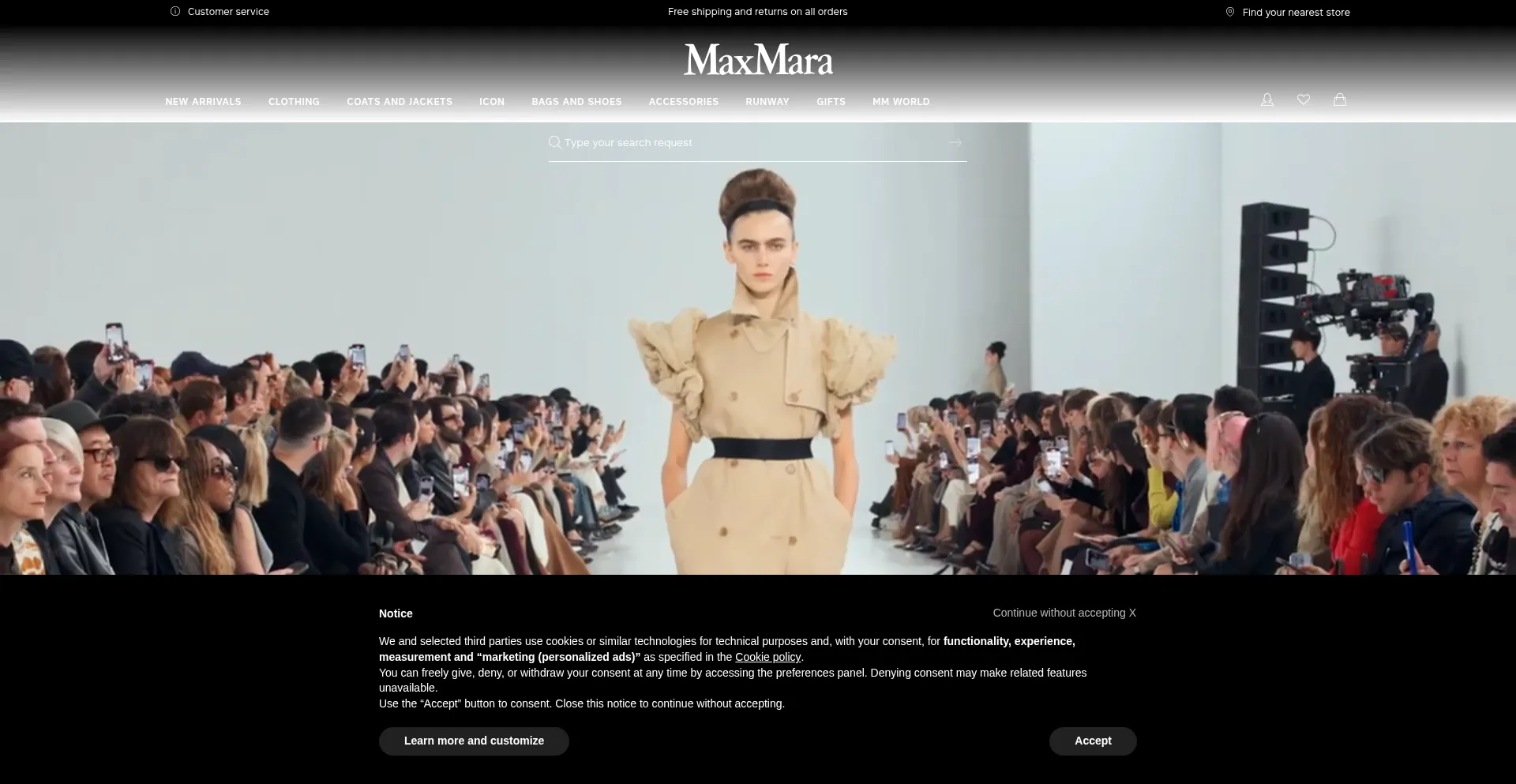 Maxmara.com Screenshot