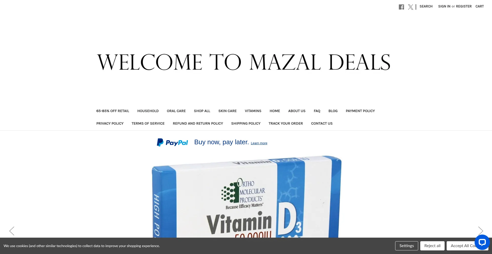 Mazaldeals.com 安全可靠吗？