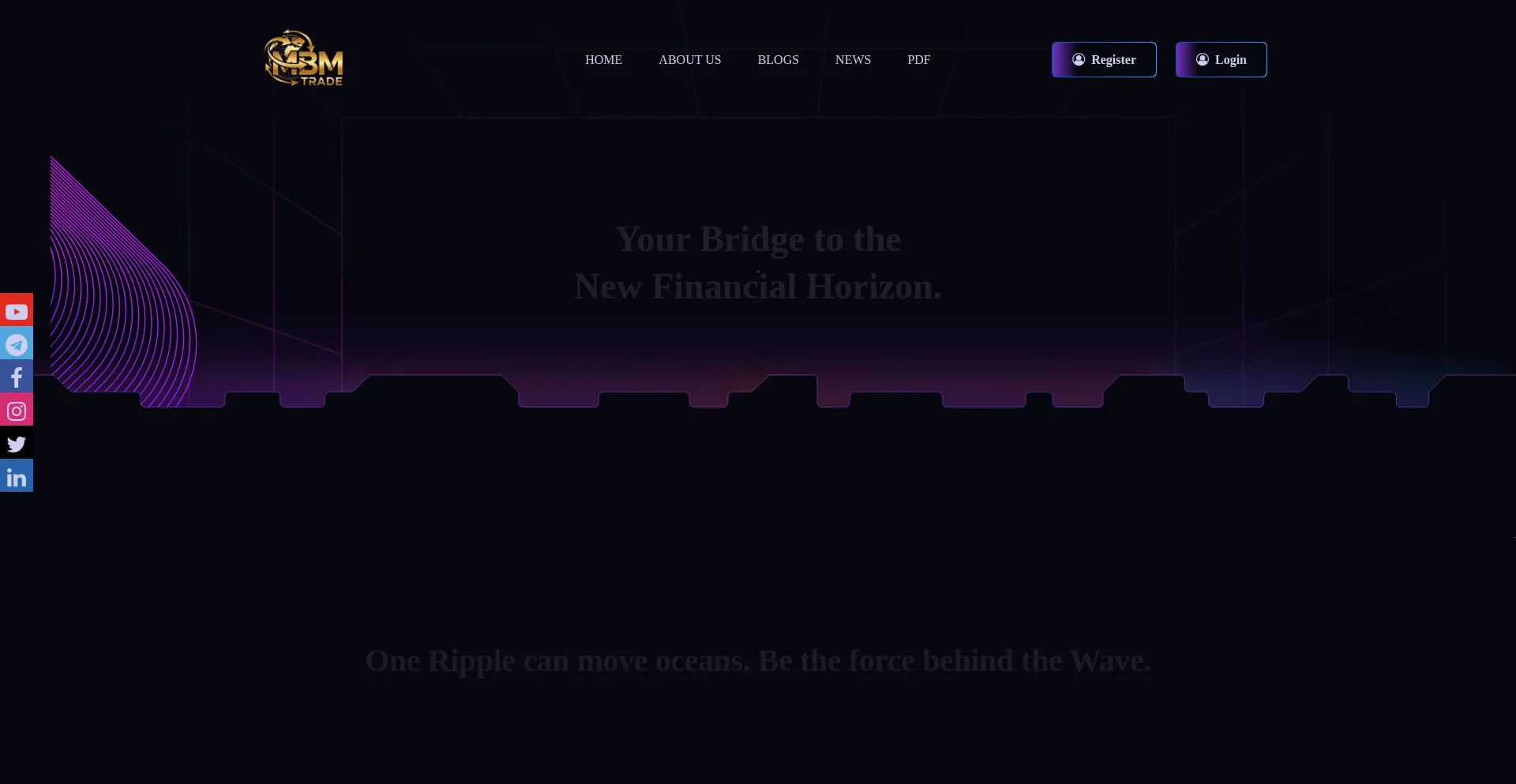 Website screenshot of Mbmtrader.com