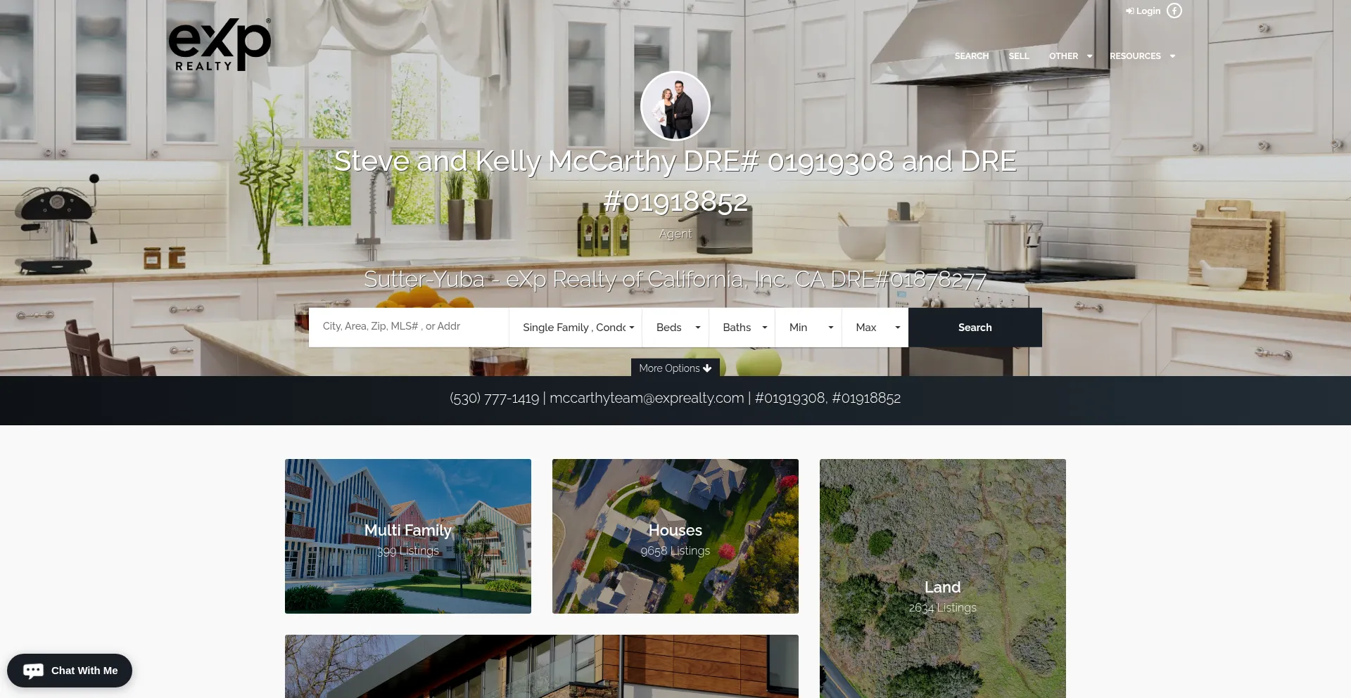 Website screenshot of Mccarthyrealestateteam.com