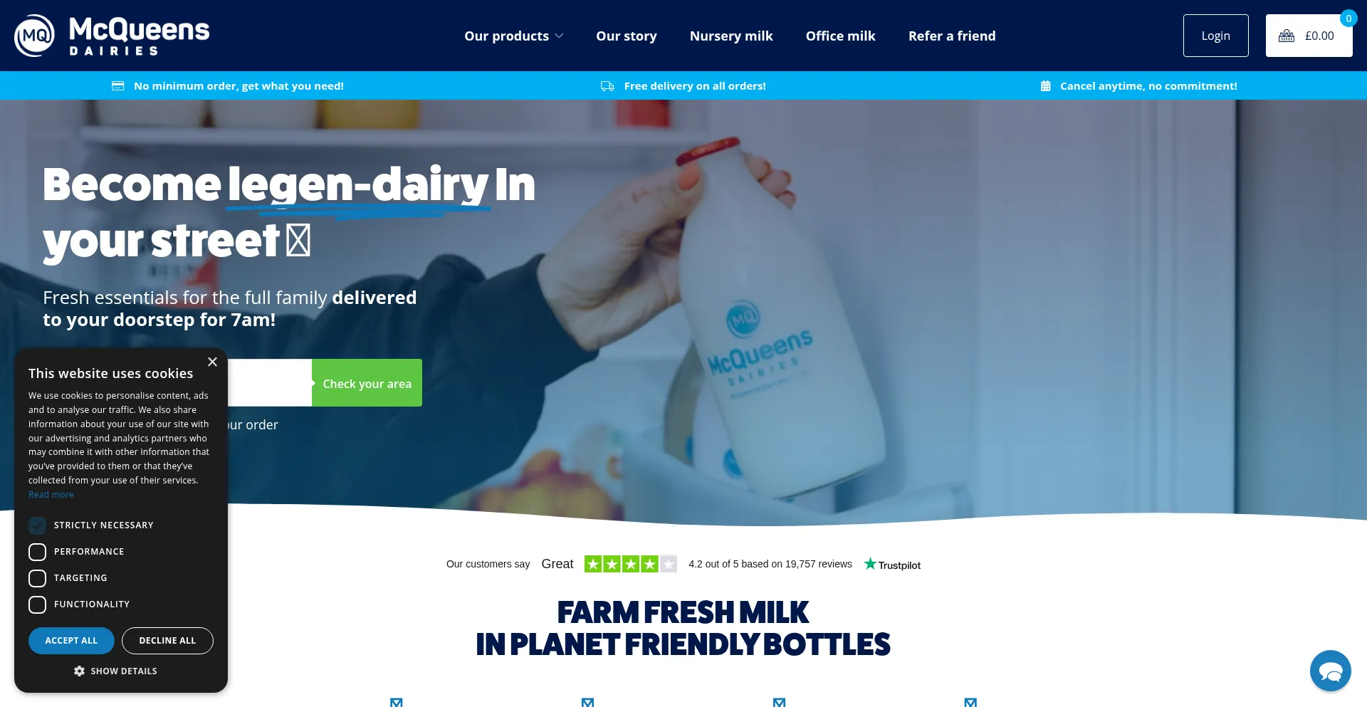 Mcqueensdairies.co.uk 安全可靠吗？