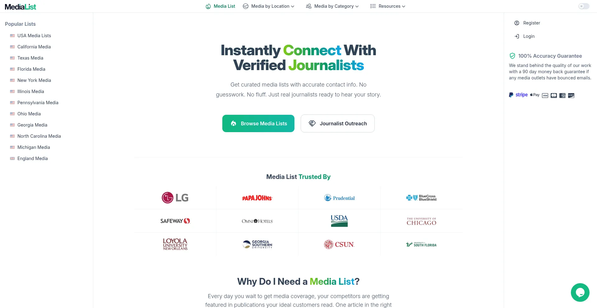 Medialist.com 安全可靠吗？