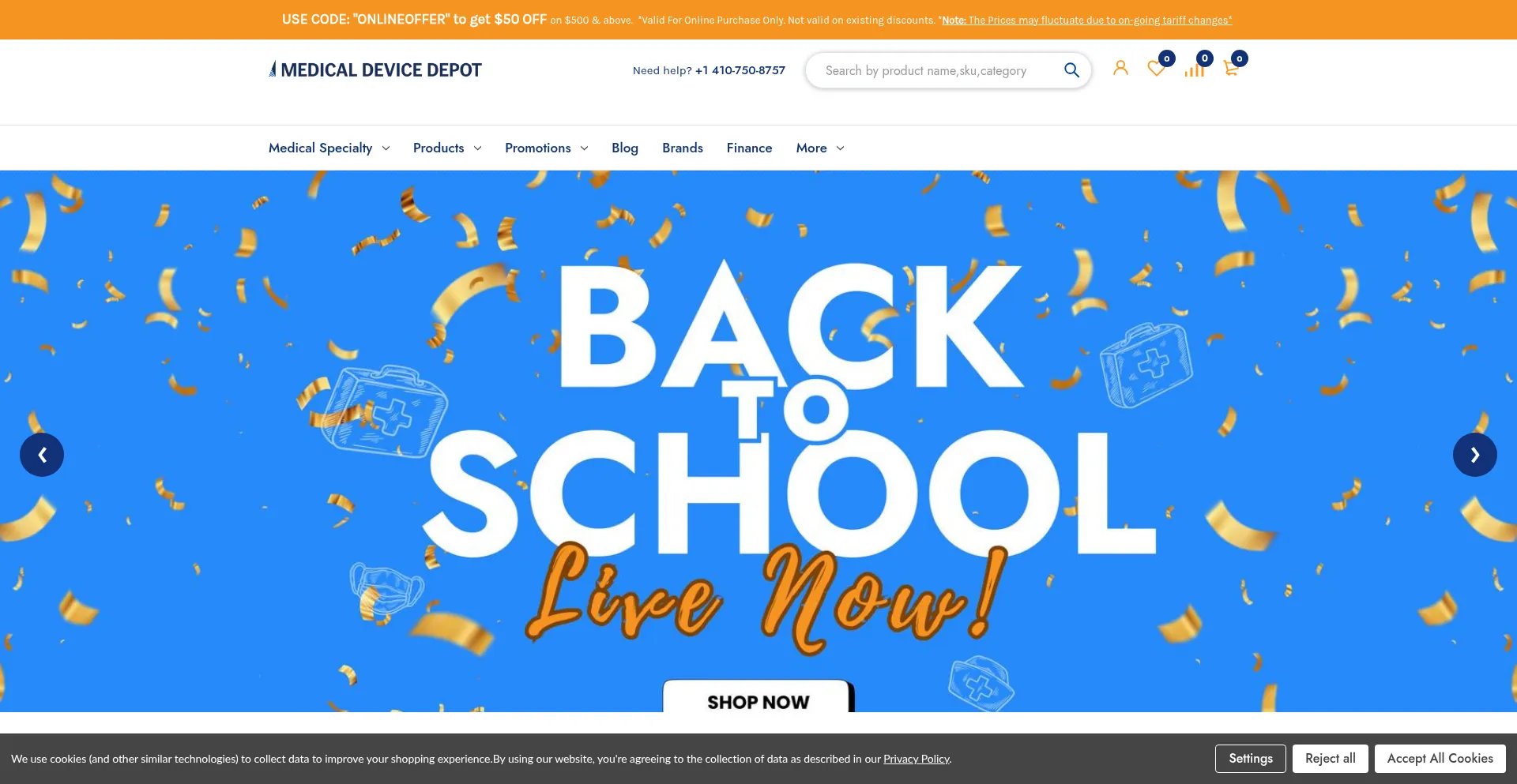 Medicaldevicedepot.com Screenshot