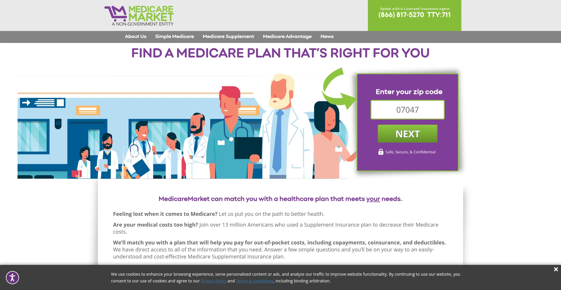Medicaremarket.com 安全可靠吗？
