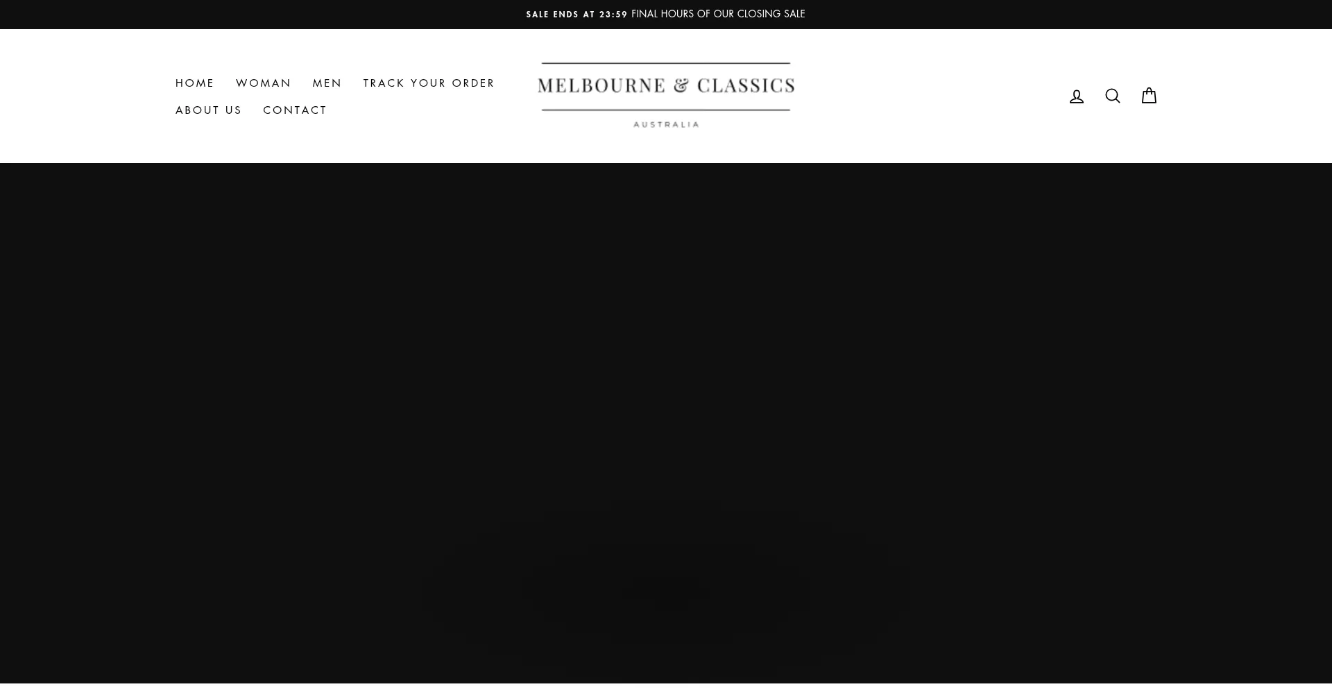 Website screenshot of Melbourne-classics.com