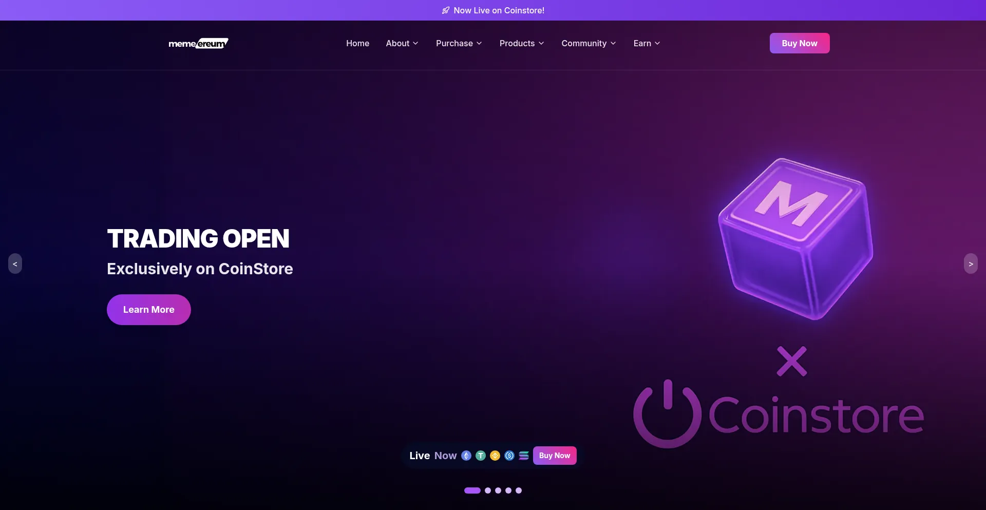 Memereum.net Screenshot