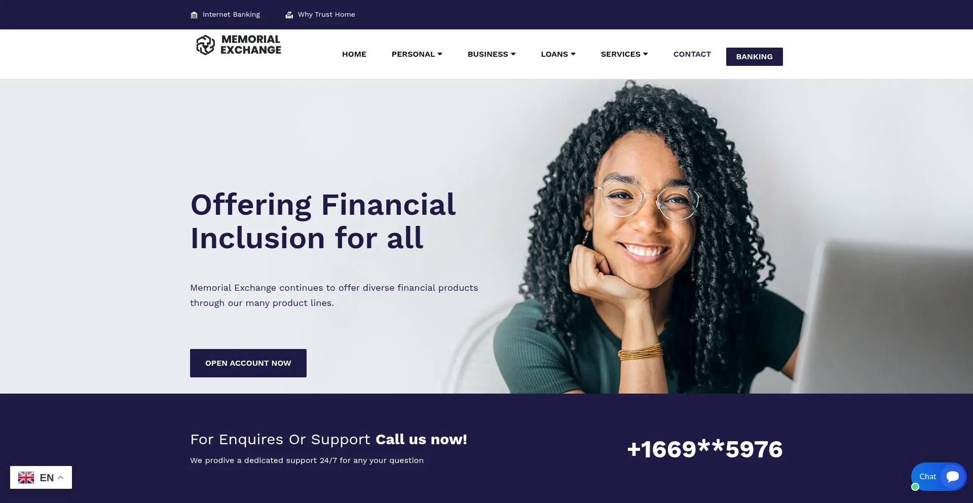 Memorial-exchange.com Screenshot