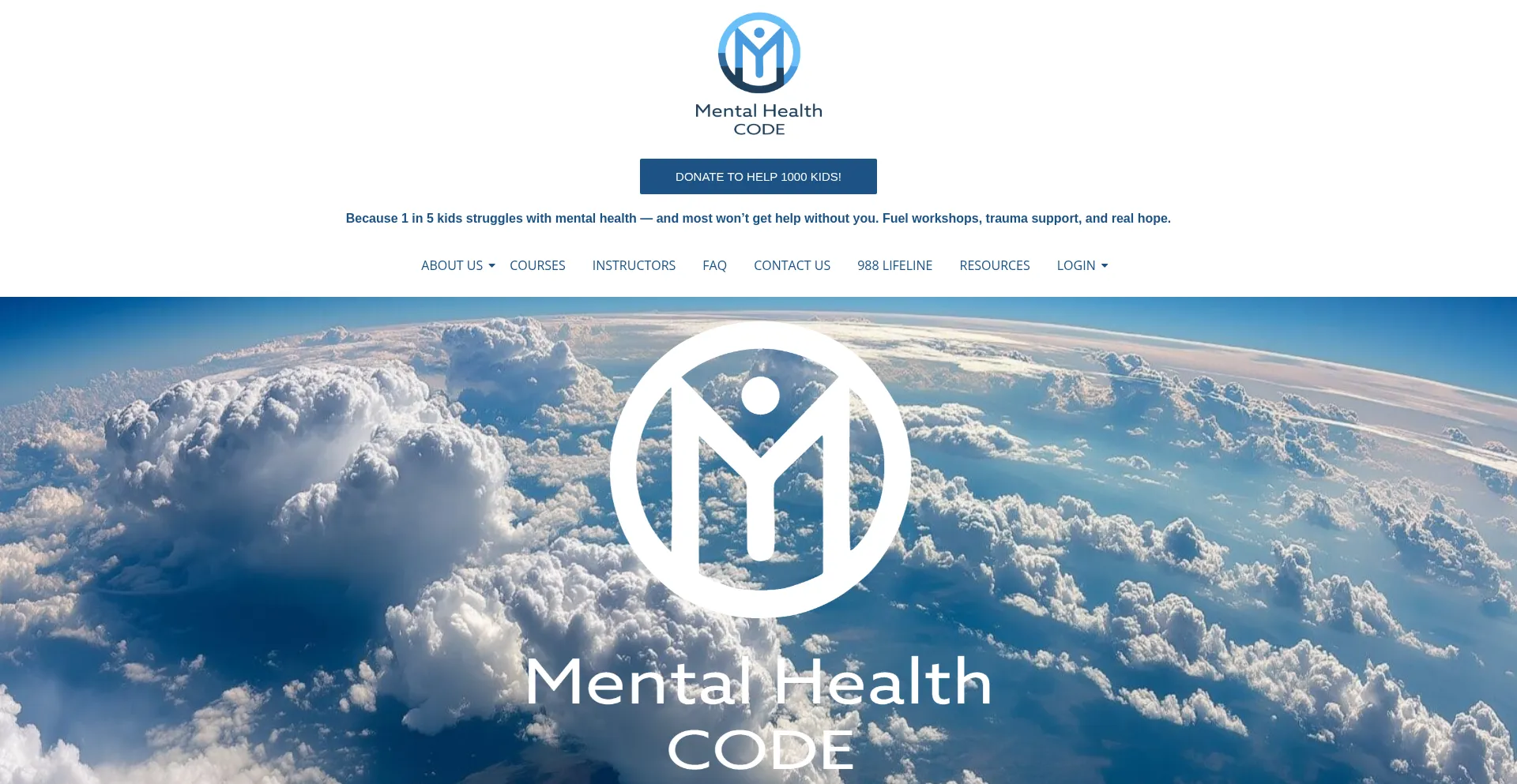 Mentalhealthcode.org Screenshot