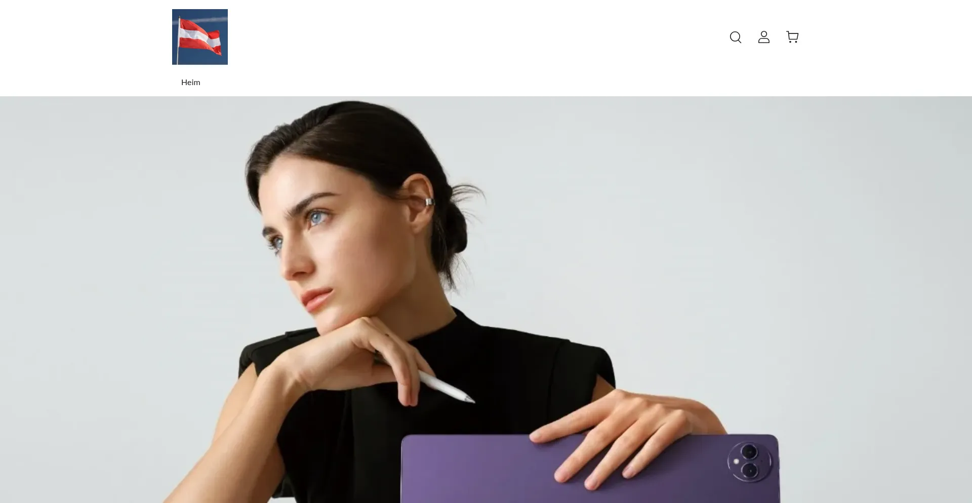 Website screenshot of Mentech.shop