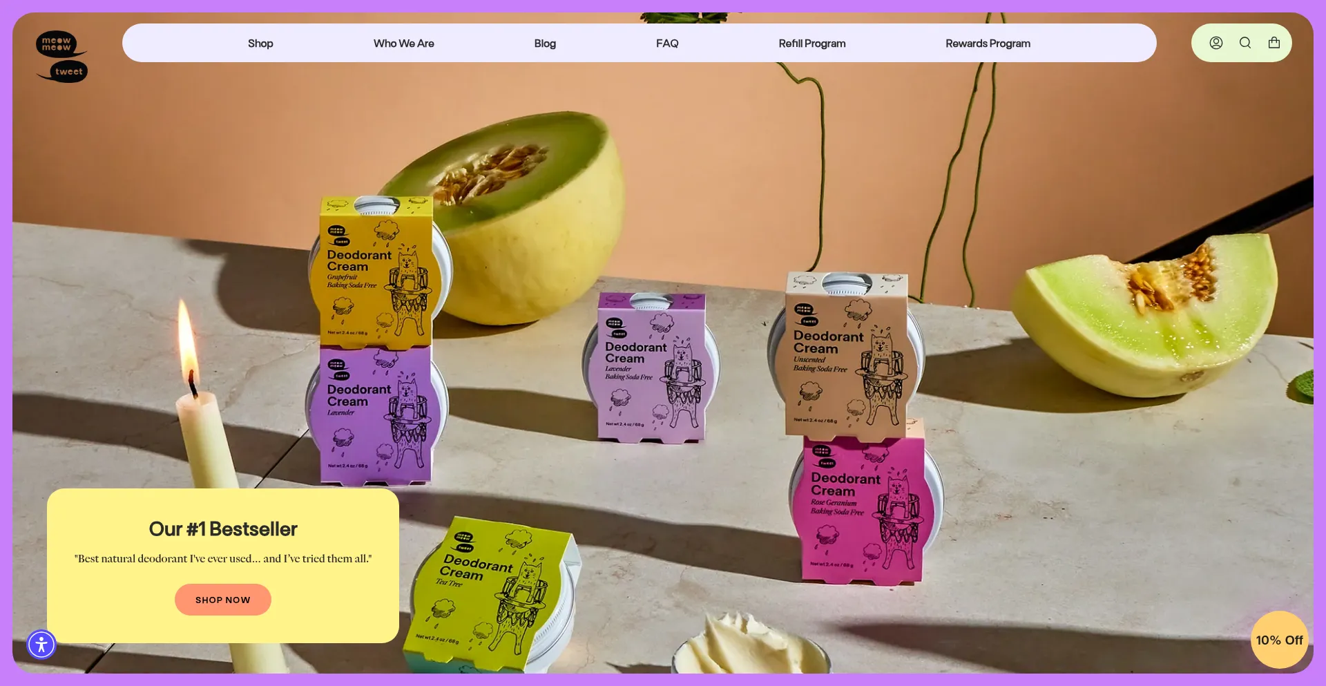Meowmeowtweet.com Screenshot